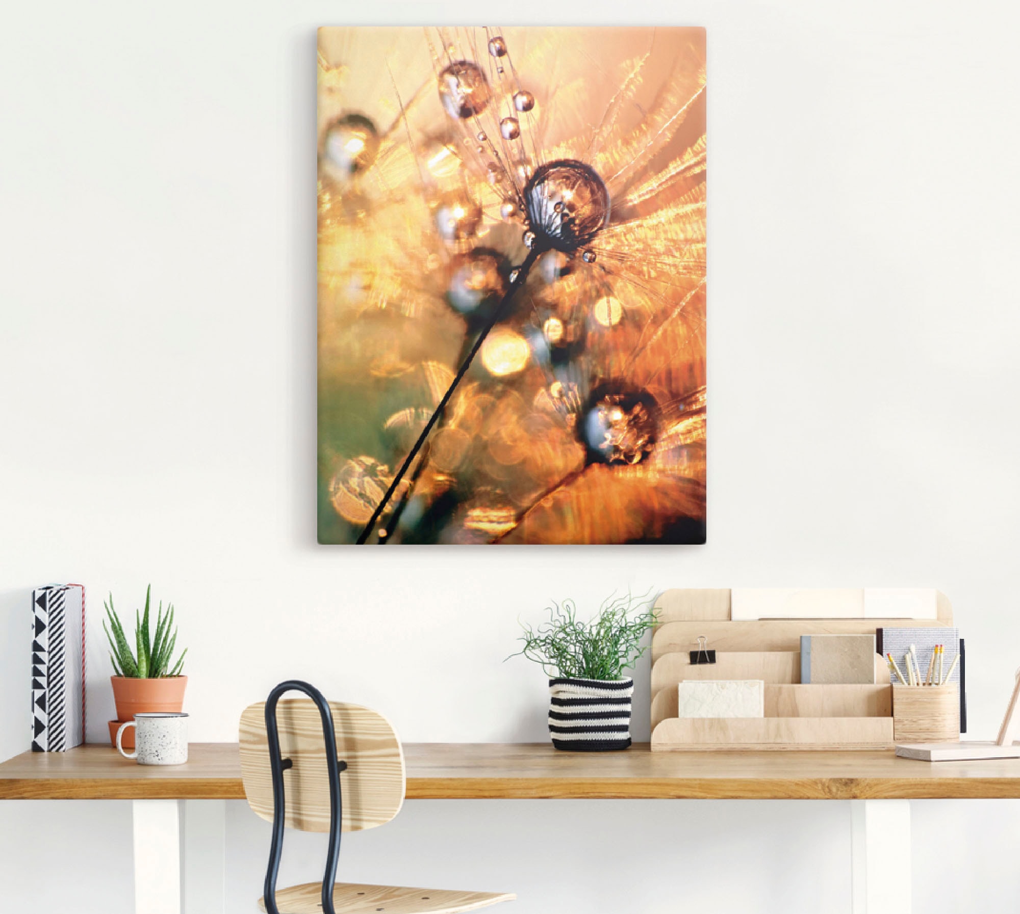 Artland Wandbild »Pusteblume Energy«, Blumen, (1 St.), als Leinwandbild, Poster in verschied. Größen