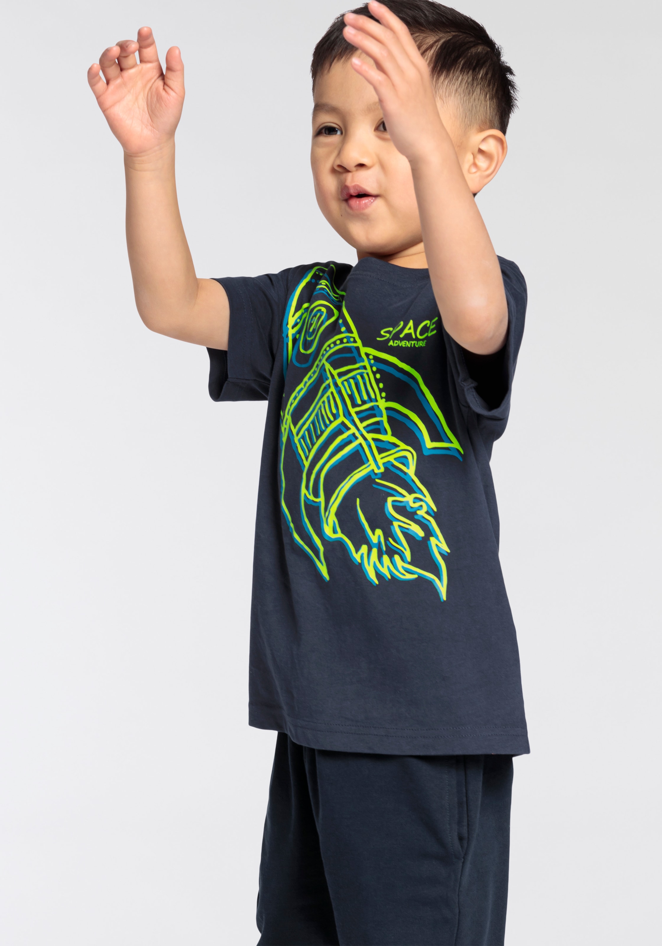 KIDSWORLD T-Shirt »RAKETE«, Druck für kleine Jungen