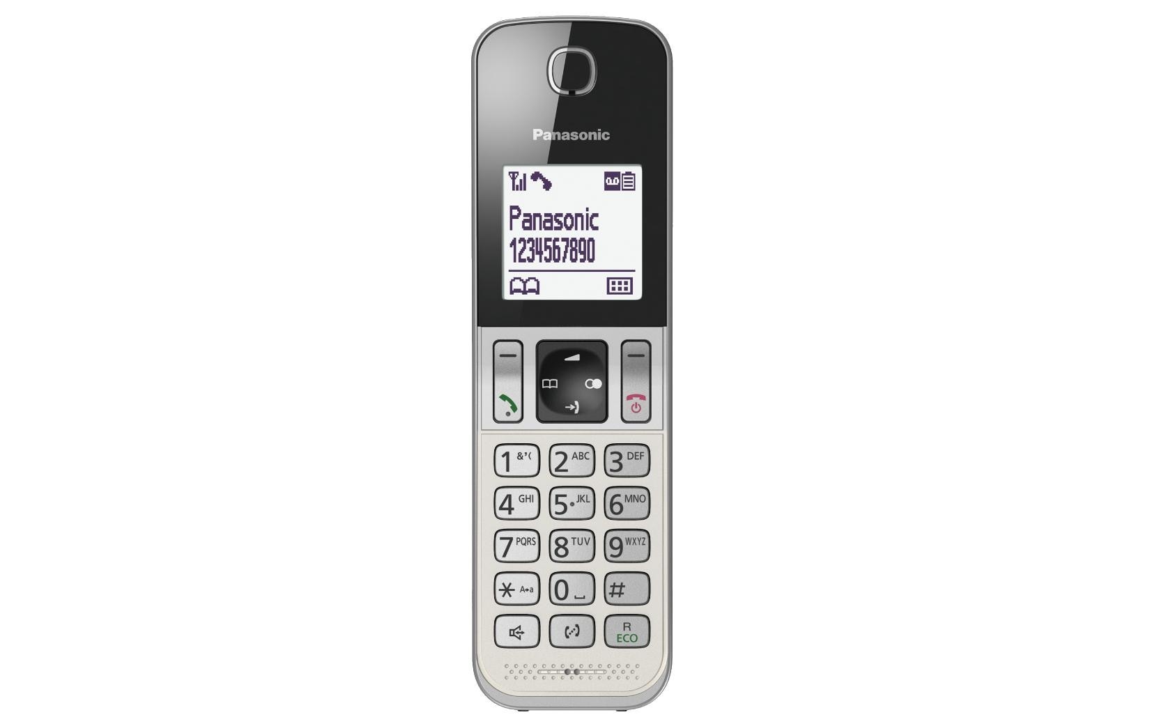 Panasonic Schnurloses DECT-Telefon »KX-TGD320SLW Schwarz/Silber« ( )