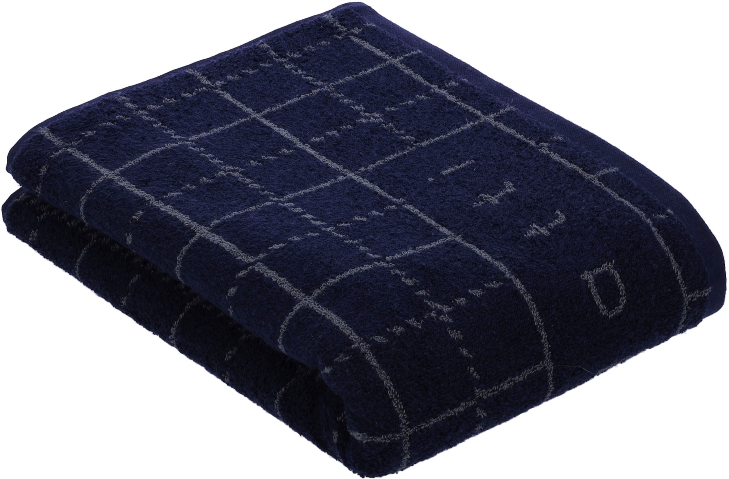 bugatti Badetuch "Perezzi" Jacquard in smartem Karolook