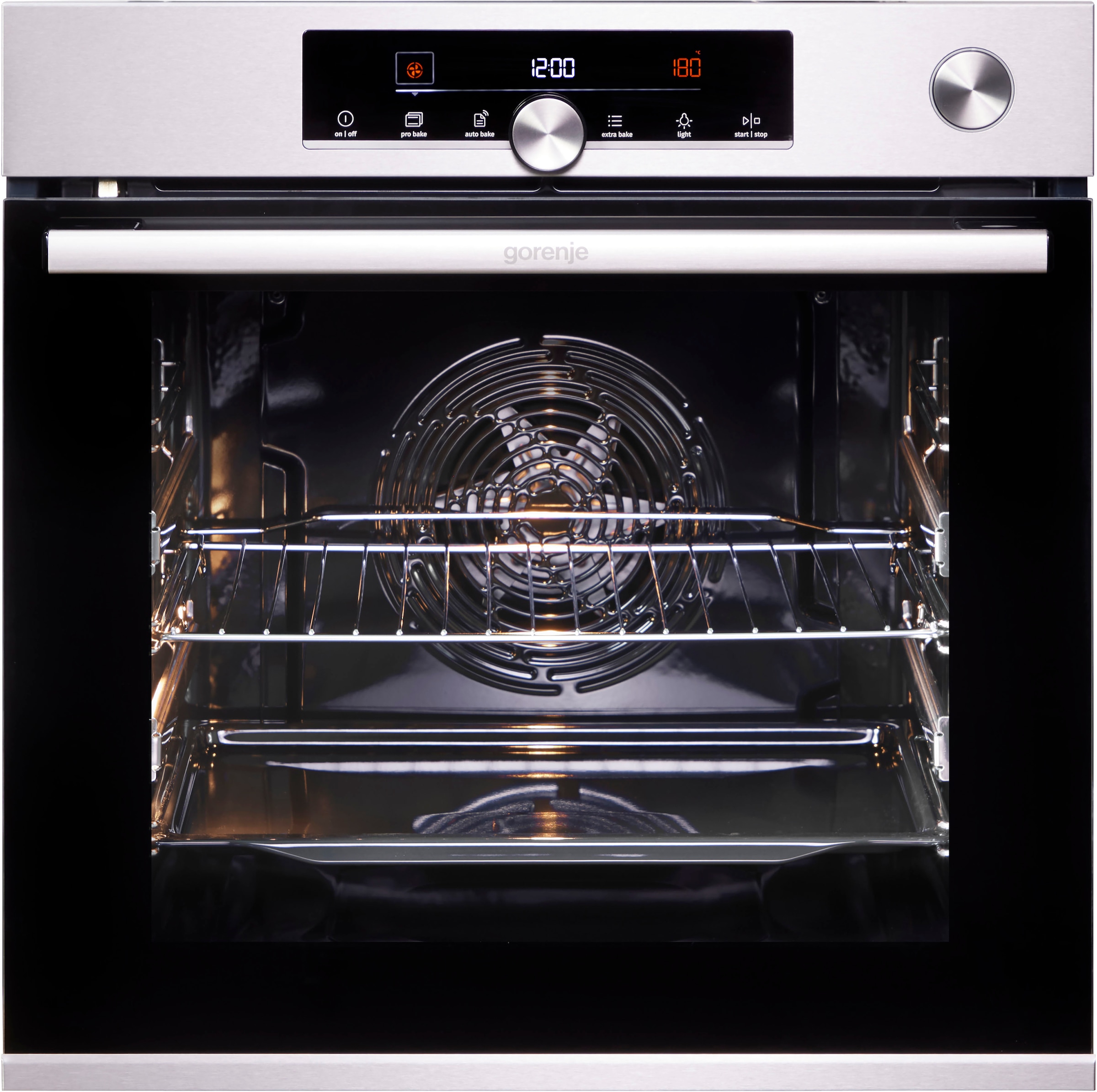 GORENJE Backofen »BPSA 6747«, BPSA6747A08XWI, Pyrolyse, 2fach Teleskopauszug, Wassertank für Dampf