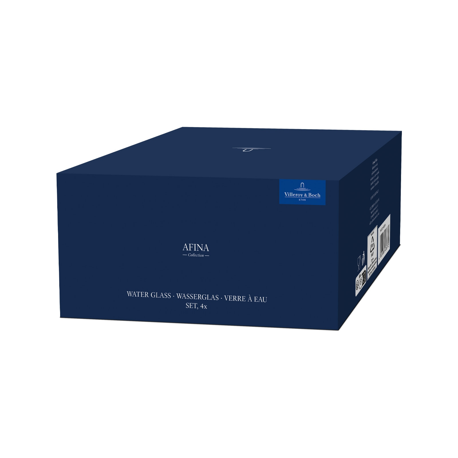 Villeroy & Boch Glas »Wassergläser Afina 200 ml 4er Set transparent«