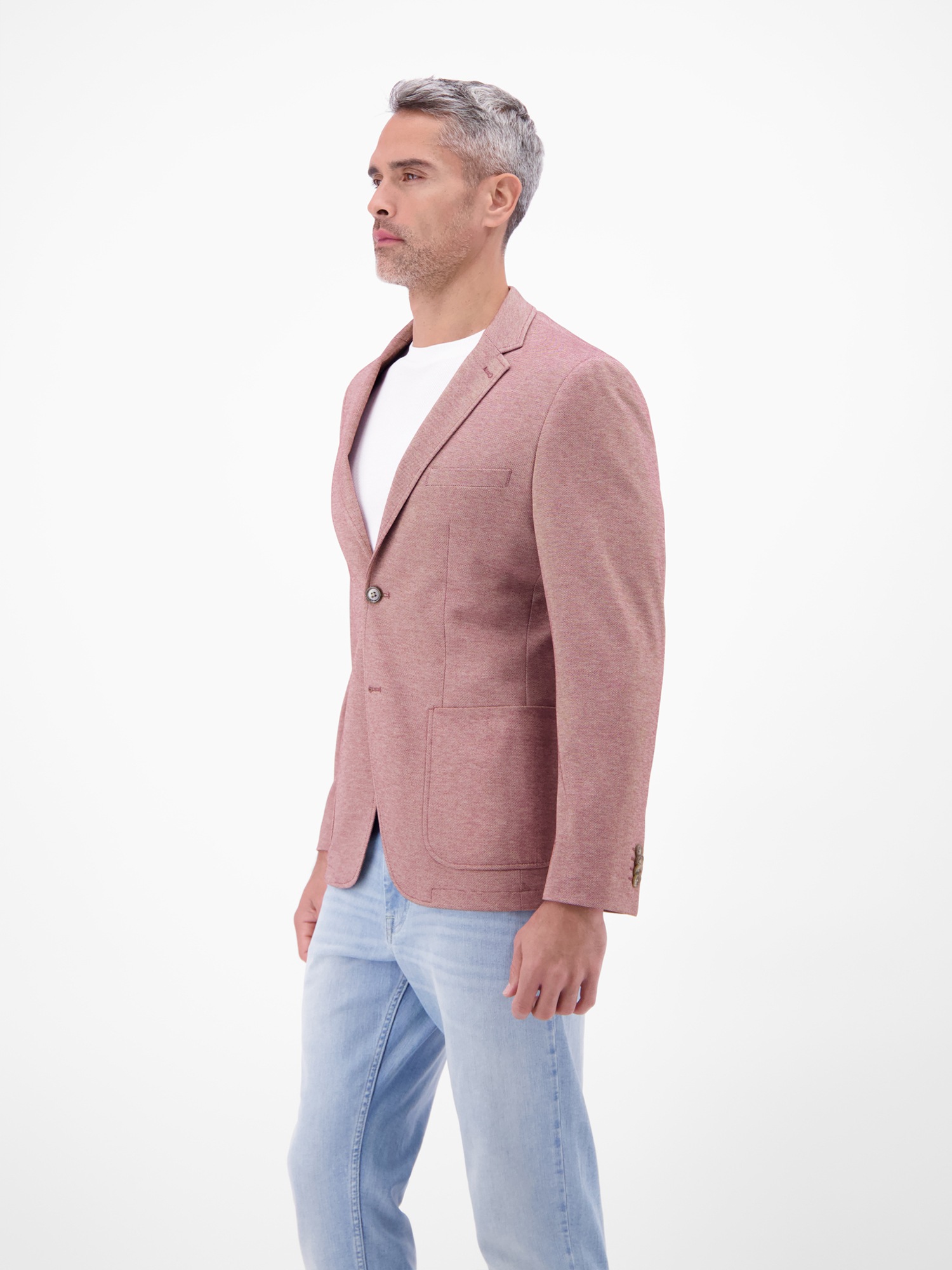 Thumbnail - LERROS Jerseysakko "Leichter Jersey-Blazer mit bedrucktem Futter"