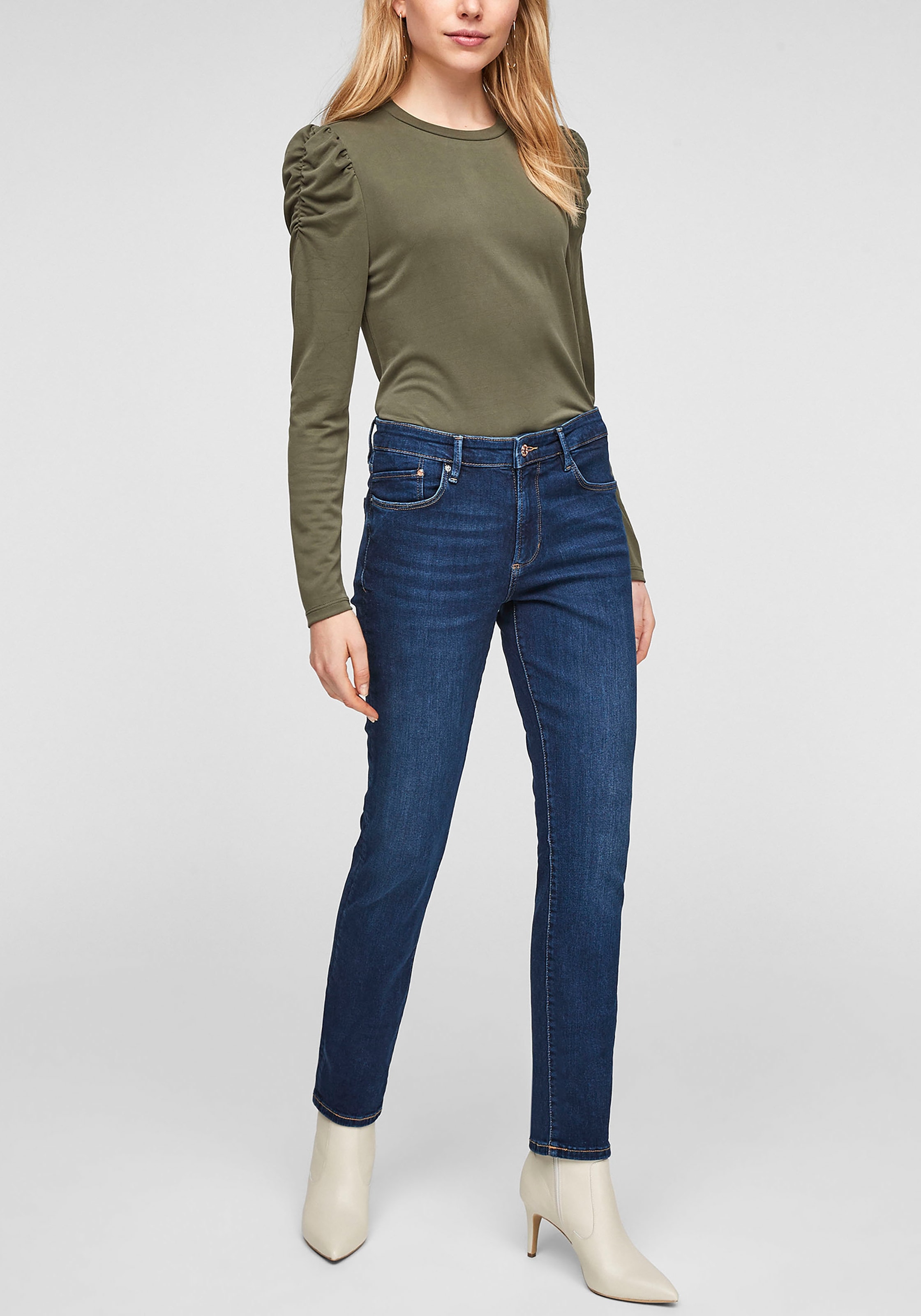 s.Oliver Slim-fit-Jeans | BAUR Form für in 5-Pocket Basic »Betsy«, kaufen