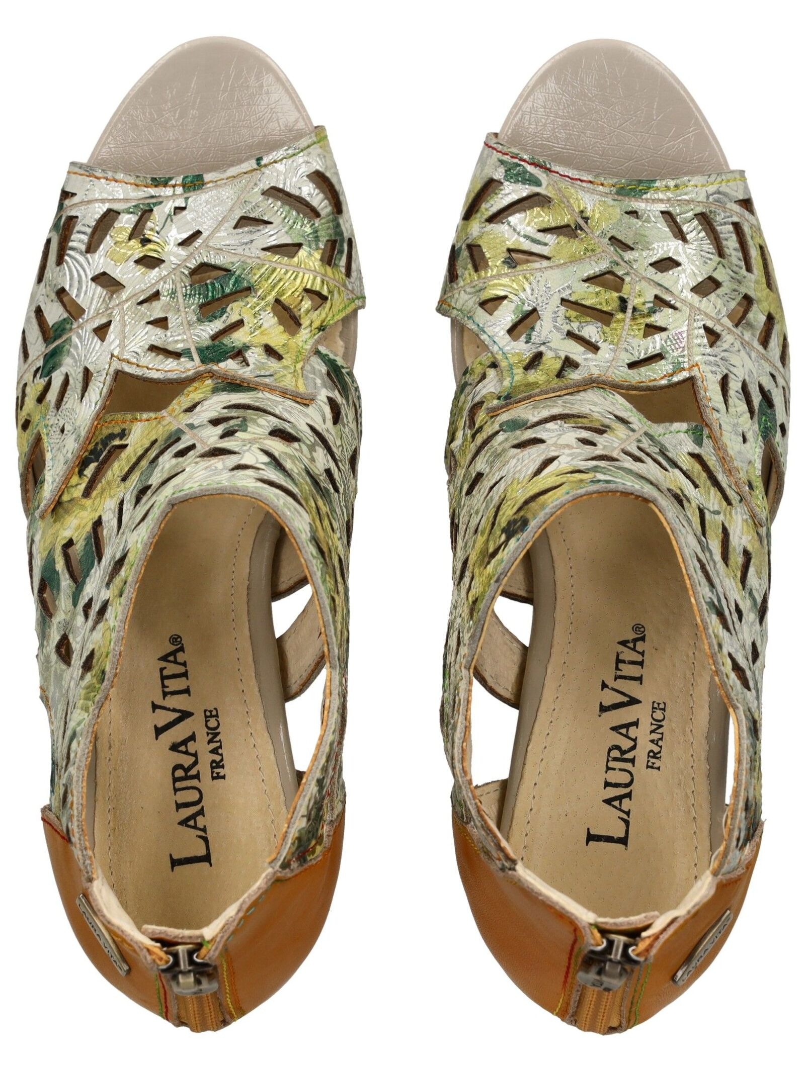 LAURA VITA Schaftsandalette »LAURA VITA Sandalen Leder«
