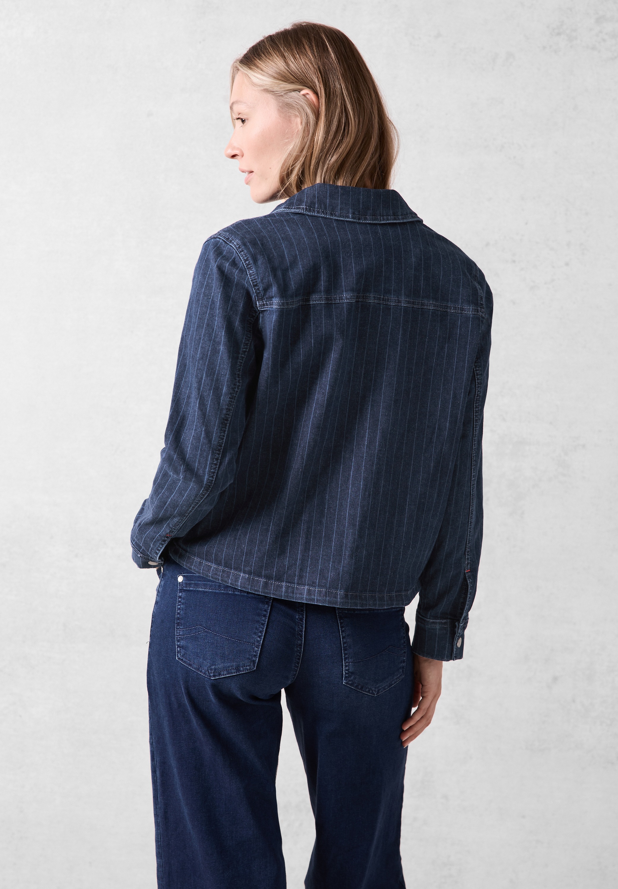 Cecil Jeansjacke, ohne Kapuze, mit Brusttaschen