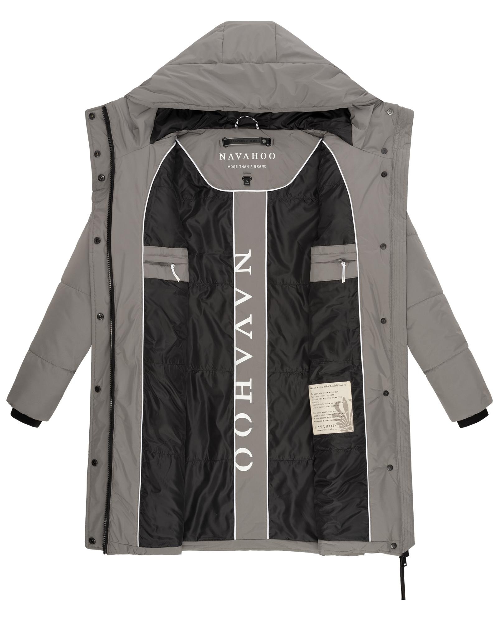 Navahoo Steppmantel »Zuckertatze XIV«, Stylischer Winterparka mit verstellbarer Kapuze