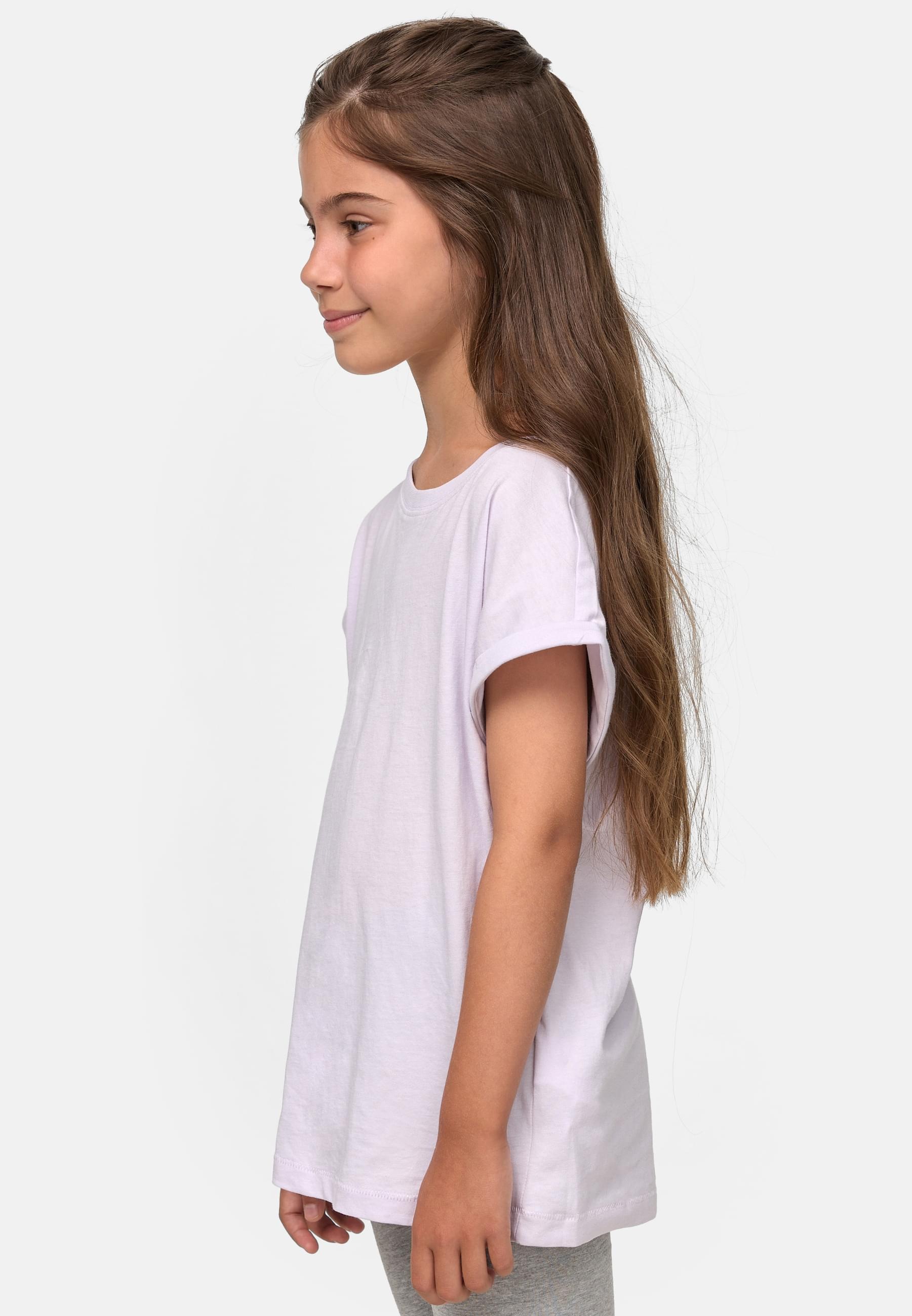 URBAN CLASSICS T-Shirt »Urban Classics Damen Girls Organic Extended Shoulder Tee«, (1 tlg.)