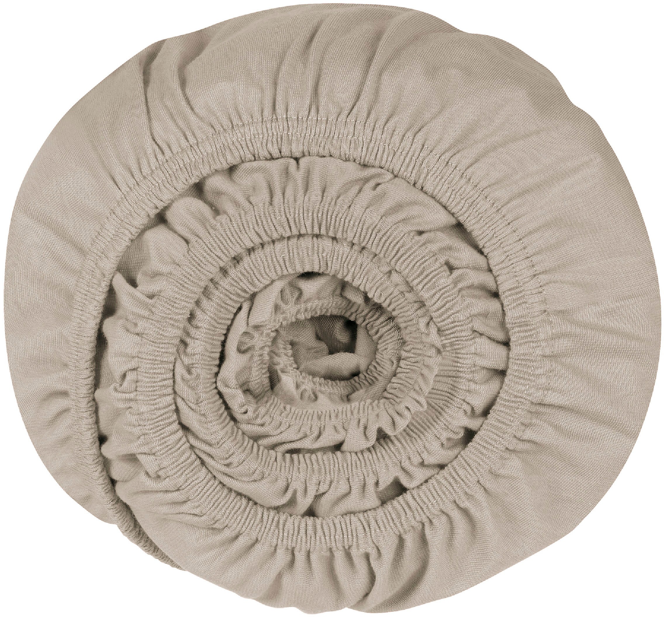 Schiesser Spannbettlaken "Elli" für hohe Matratzen und Boxspringbetten, MADE IN GREEN by OEKO-TEX