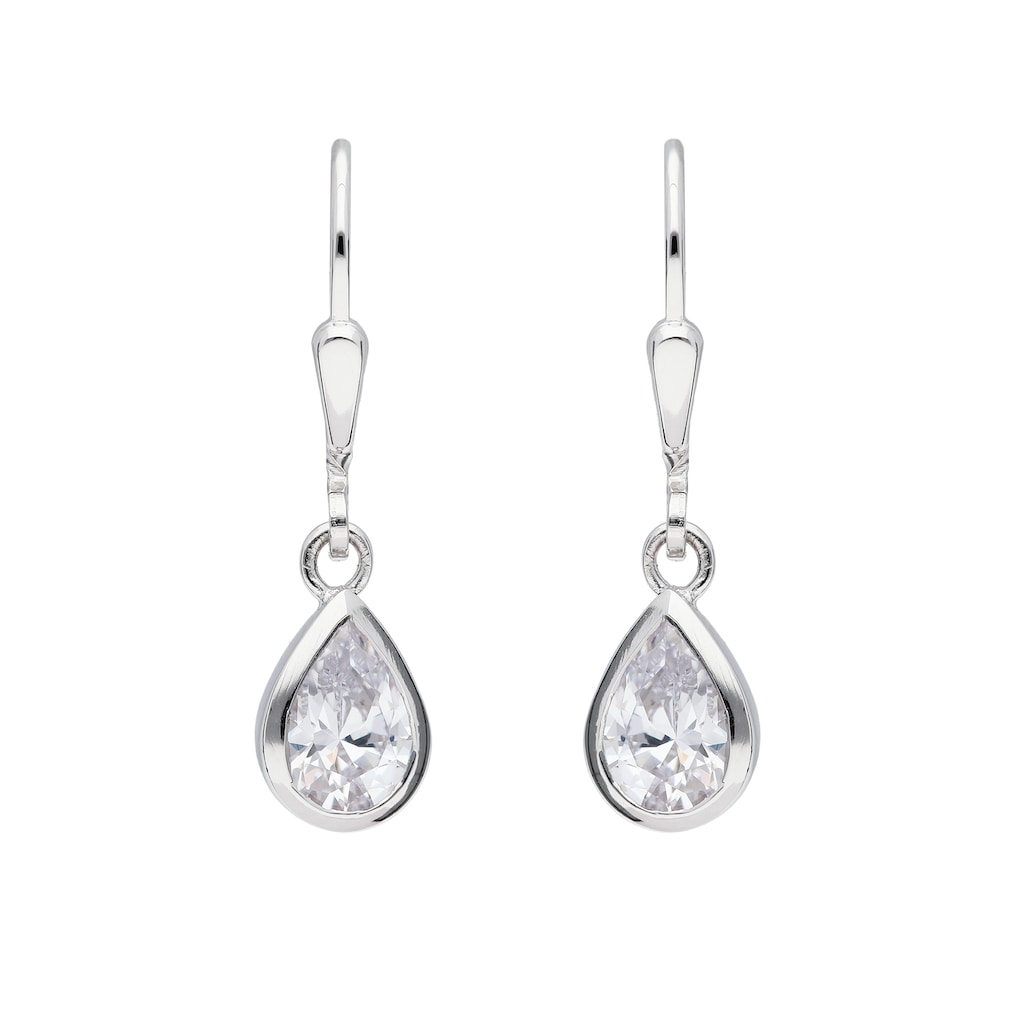 Adelia´s Paar Ohrhänger »Damen Silberschmuck«, 925 Sterling Silber Silberschmuck für Damen