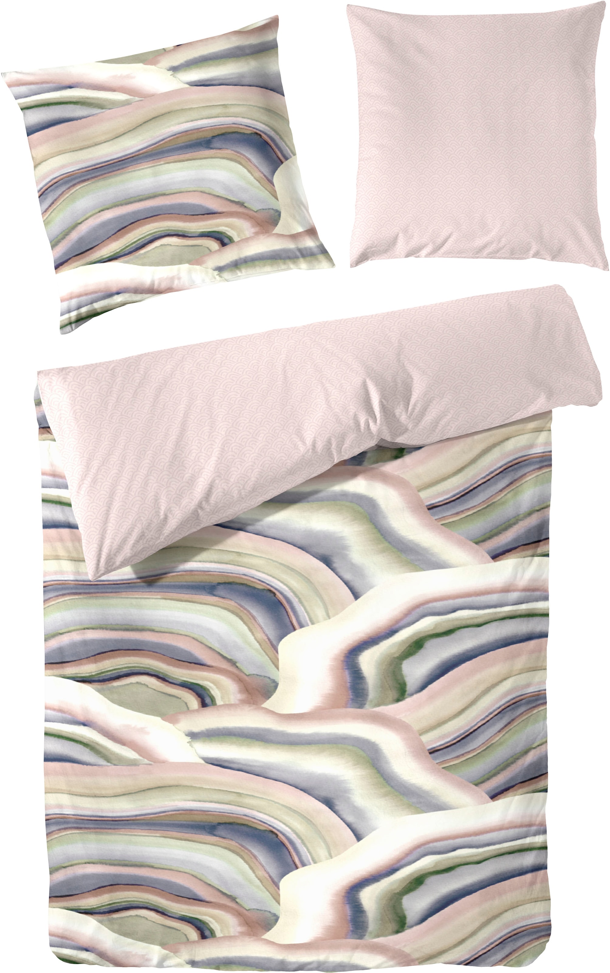 Primera Wendebettwäsche "Mako-Satin Bettwäsche Achat" 2 Stk. tlg. mit einem günstig online kaufen