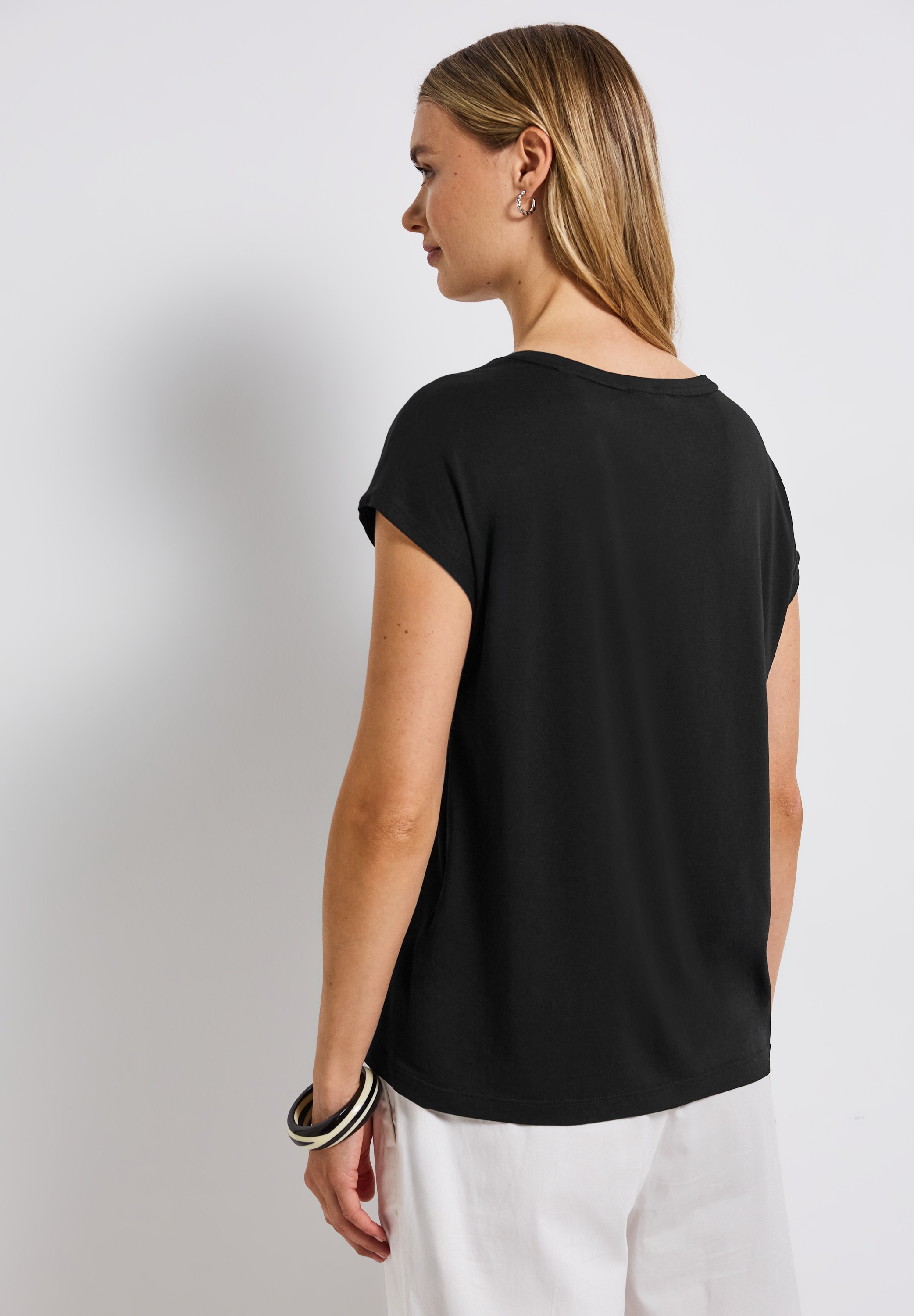 STREET ONE T-Shirt, im soften Baumwoll-Mix