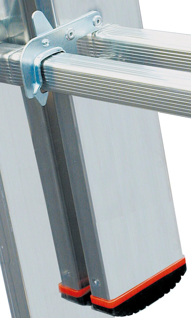KRAUSE Vielzweckleiter »Tribilo«, mit Leiternspitzen, 3x12 Sprossen