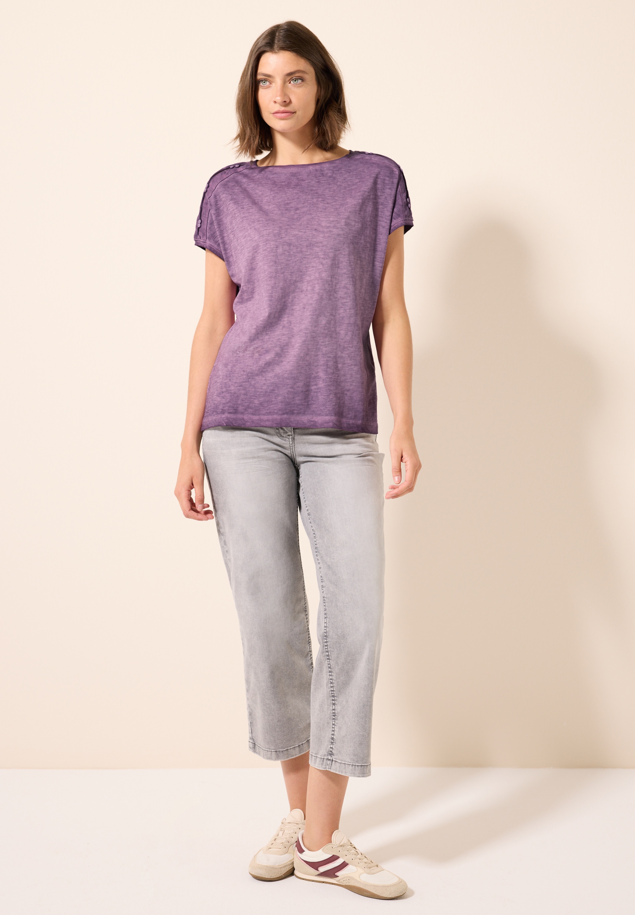 Cecil T-Shirt, aus reiner Baumwolle