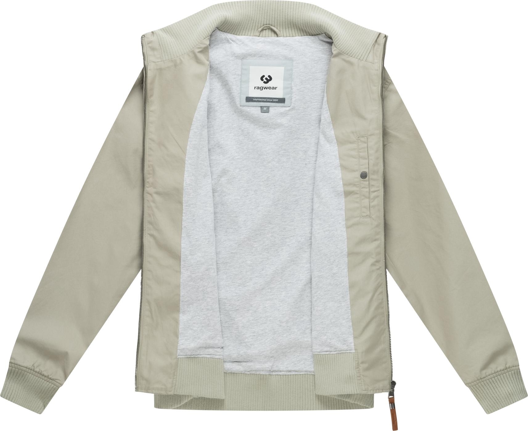 Ragwear Outdoorjacke »Crusien YOUMODO« ohne Kapuze Leichte Jacke mit elastischen Bündchen