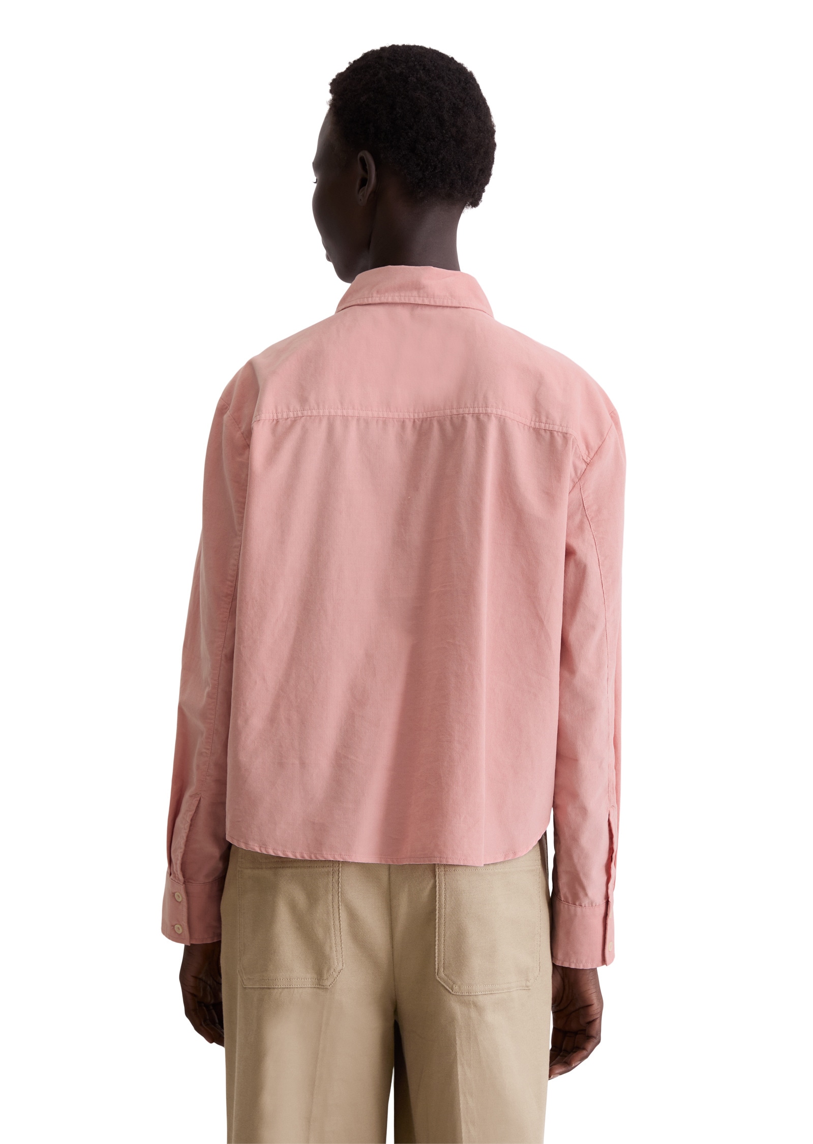 Marc O'Polo Langarmbluse »aus softem Baumwolle-Lyocell-Mix«