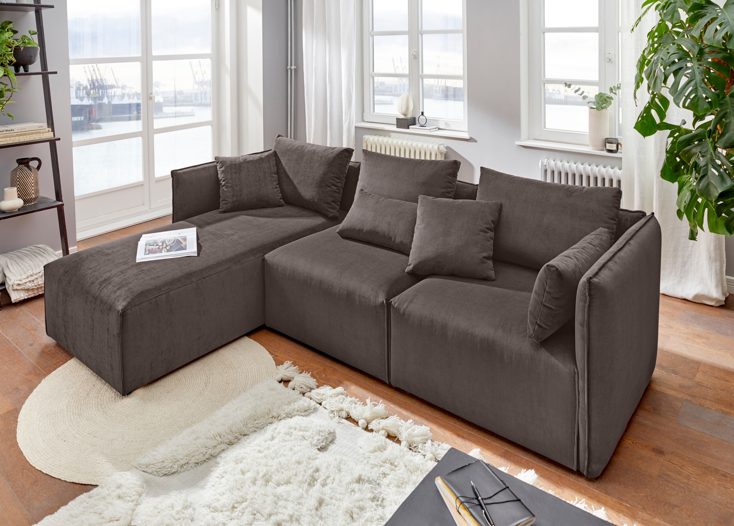 OTTO home Ecksofa "Nöre L-Form" 3 Teile, in vielen Bezugsqualitäten und Far günstig online kaufen