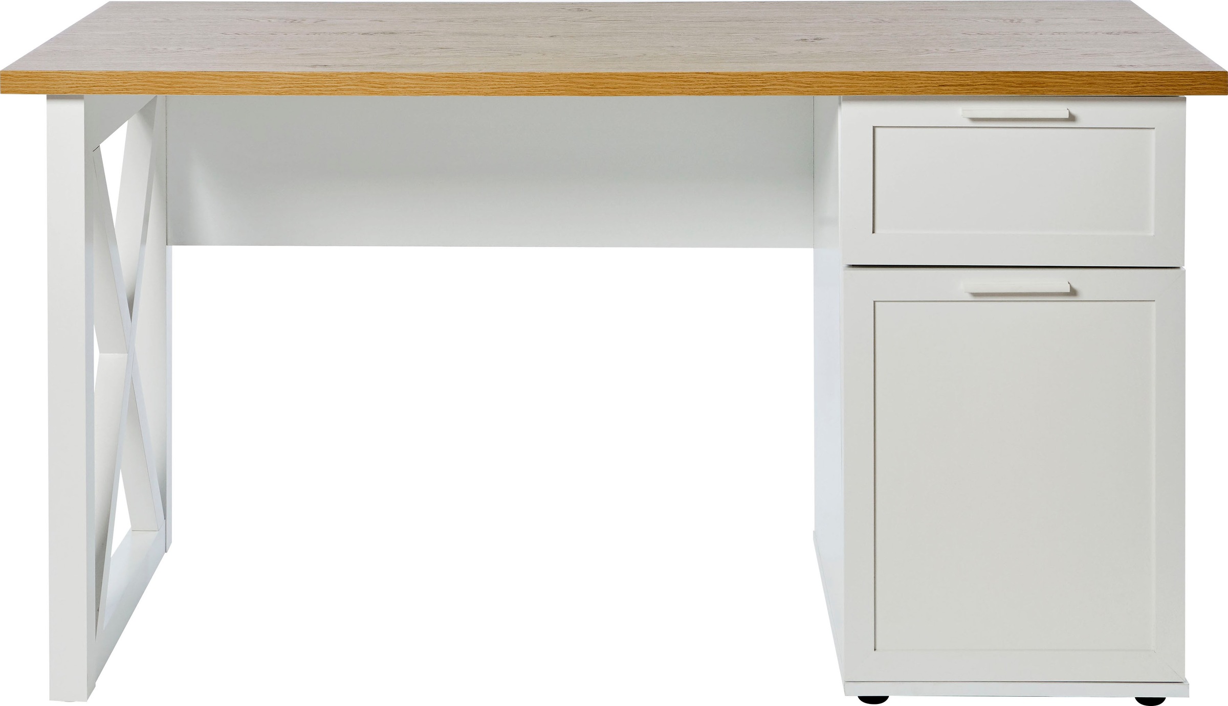 Thumbnail - Jahnke Schreibtisch "Chalet", Schreibtisch im Landhausstil, Breite 140 cm