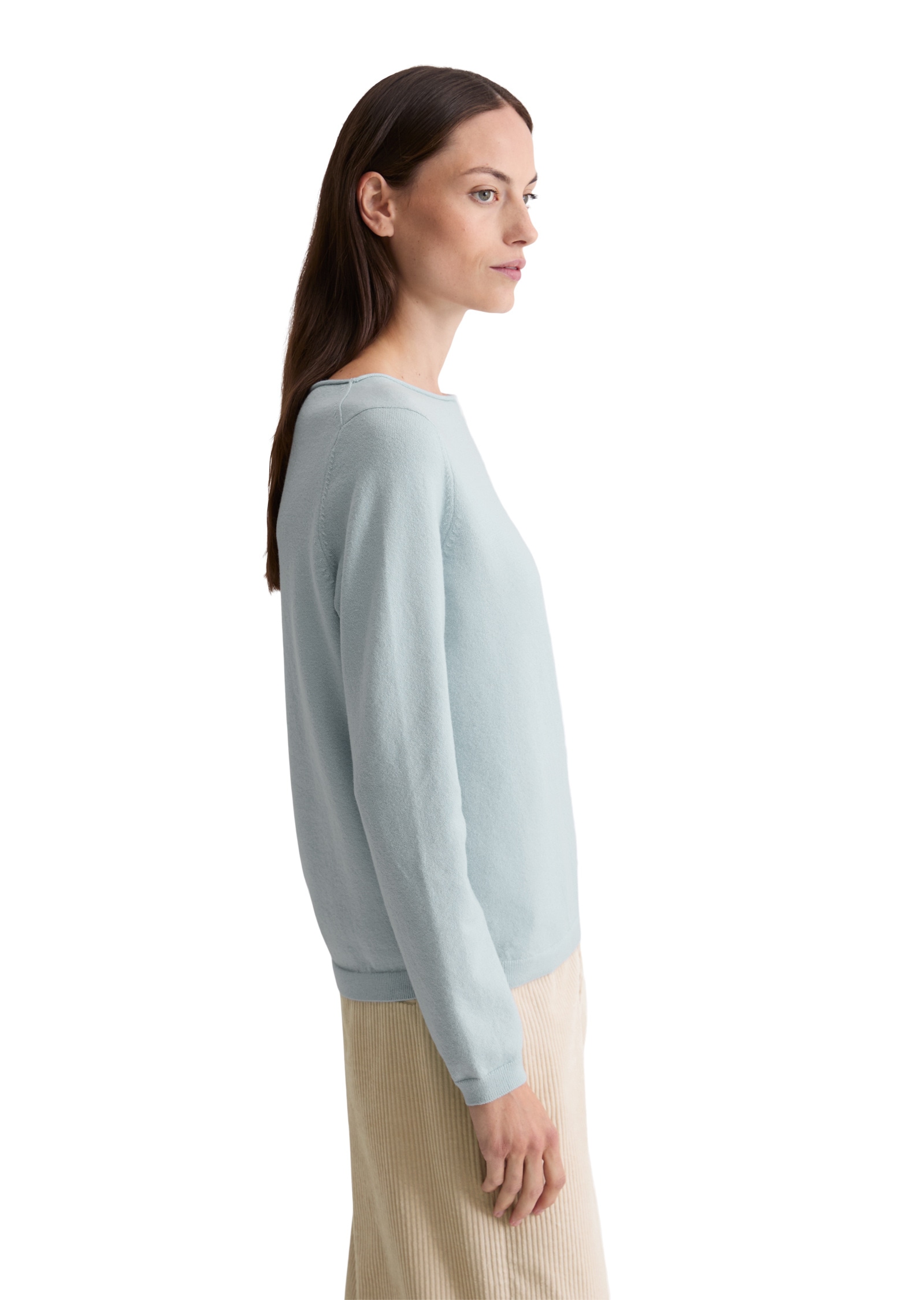 Marc O'Polo Strickpullover »aus softem Baumwolle-Schurwolle-Mix«