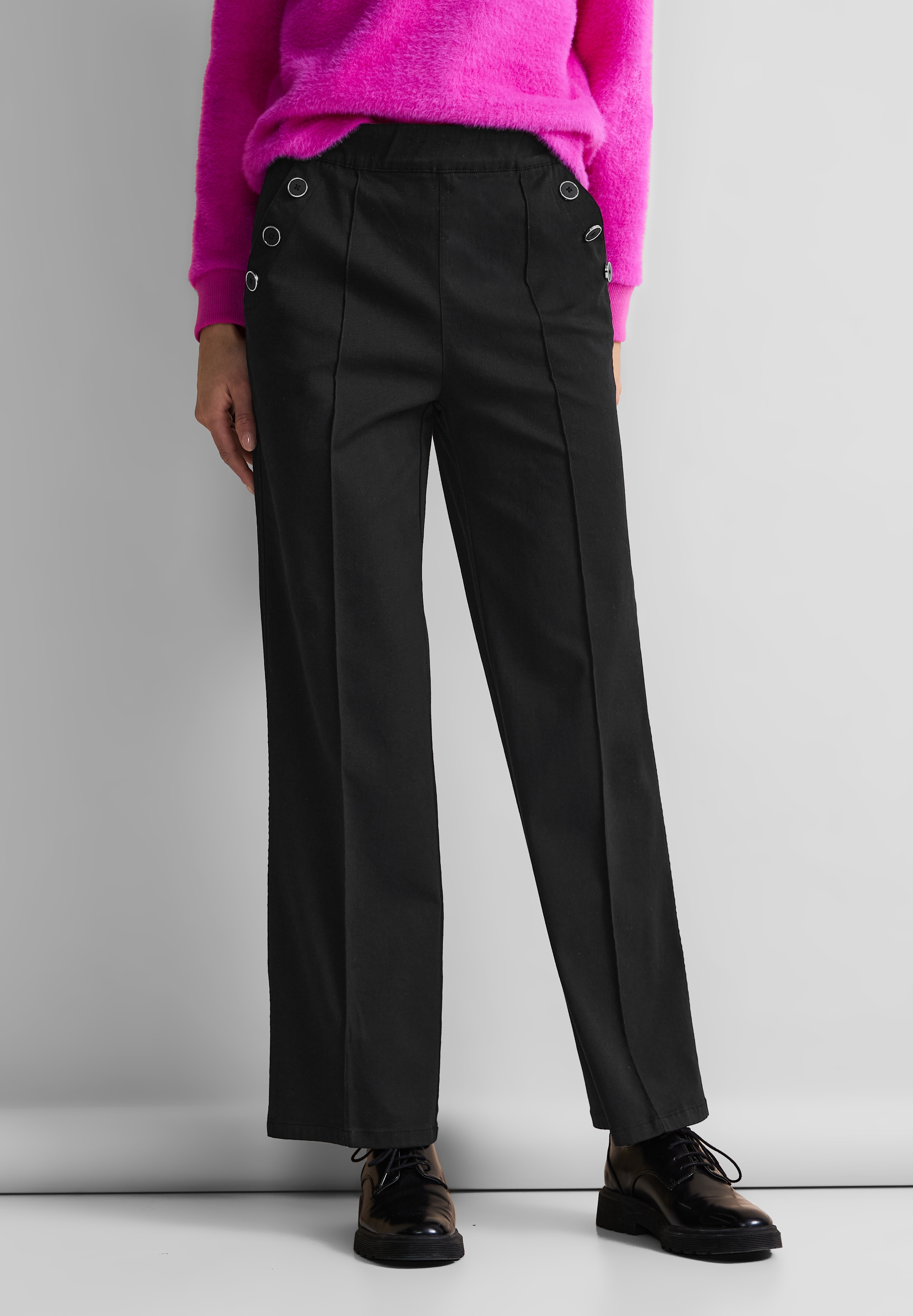 STREET ONE Marlene-Hose, High Waist
