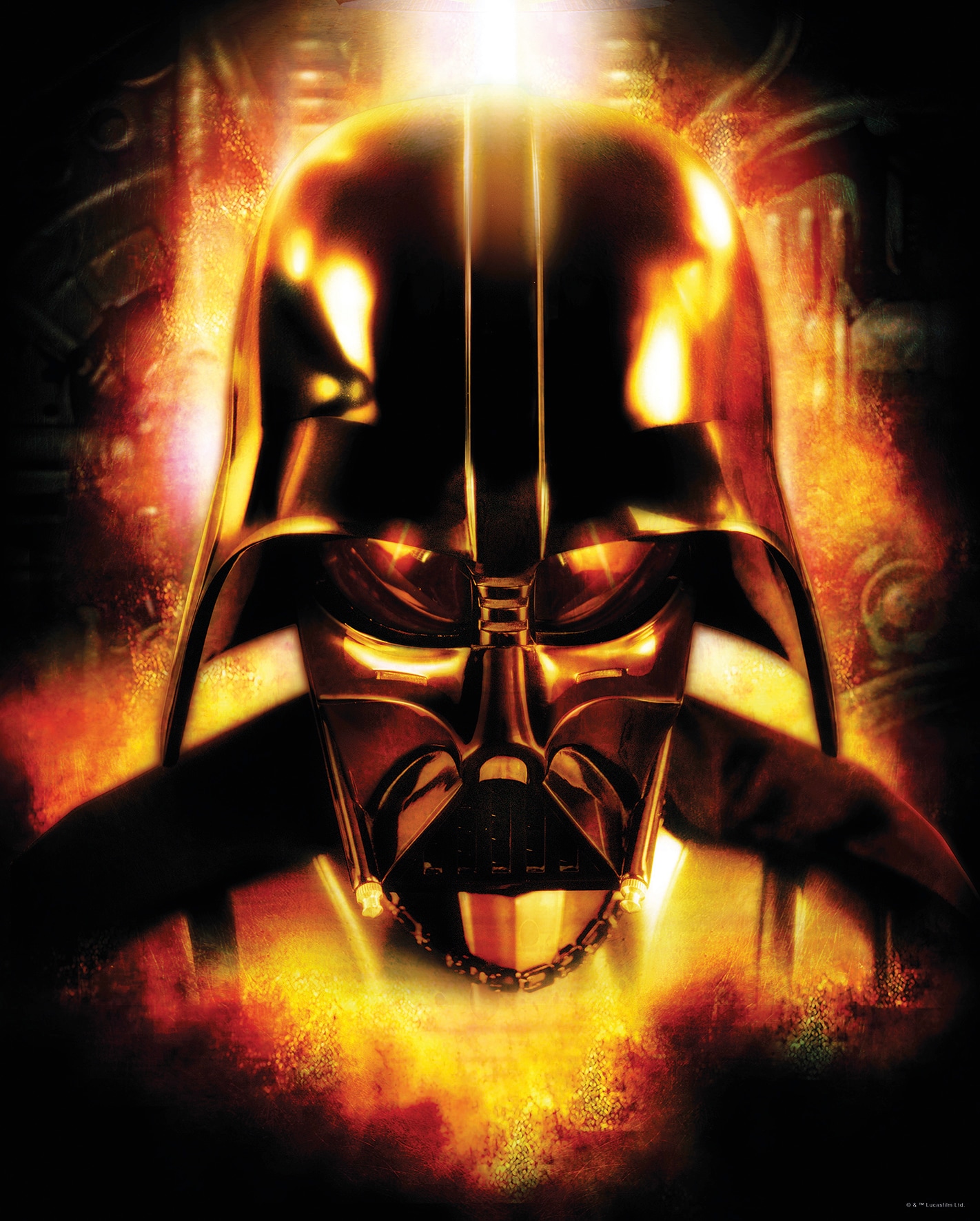 Komar Bild »Star Wars Classic Vader Head«, Star Wars, (1 St.), Wandbild zur Dekoration im Kinderzimmer - ohne Rahmen