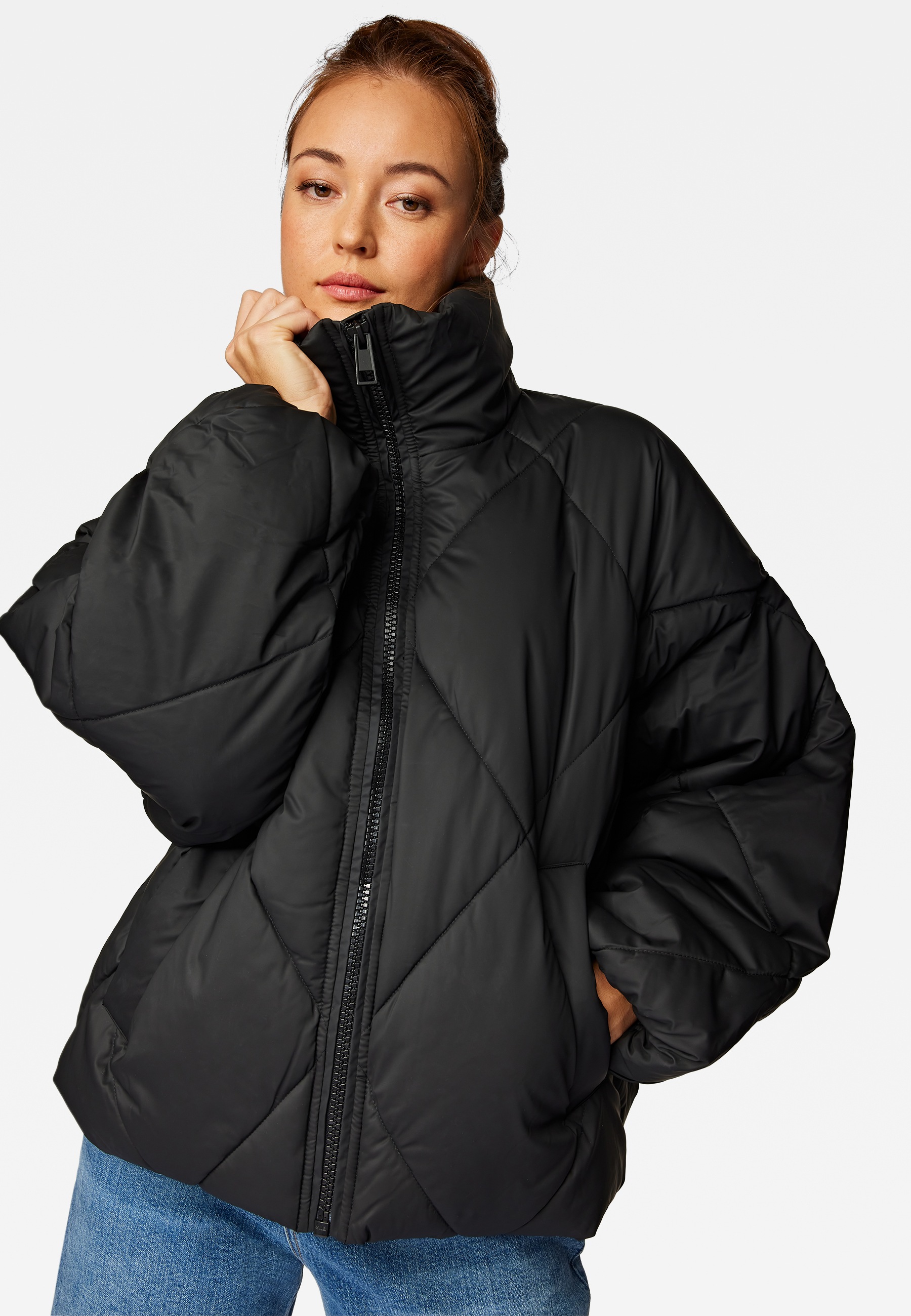Mavi Daunenjacke »HIGH NECK JACKET«, ohne Kapuze, Daunenjacke