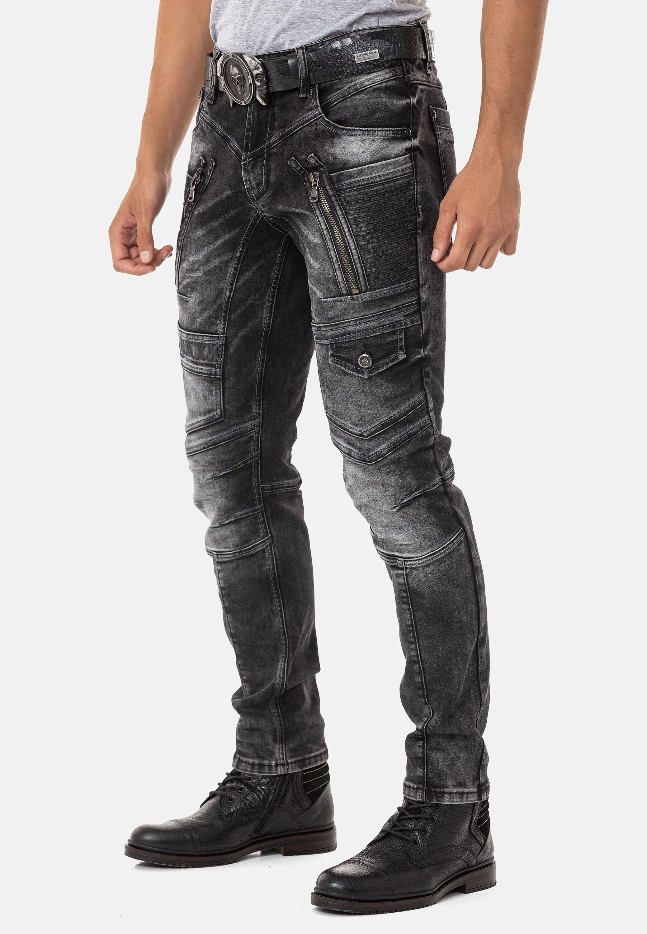 Cipo & Baxx 5-Pocket-Jeans »Jeans«, Jeans im Used-Look