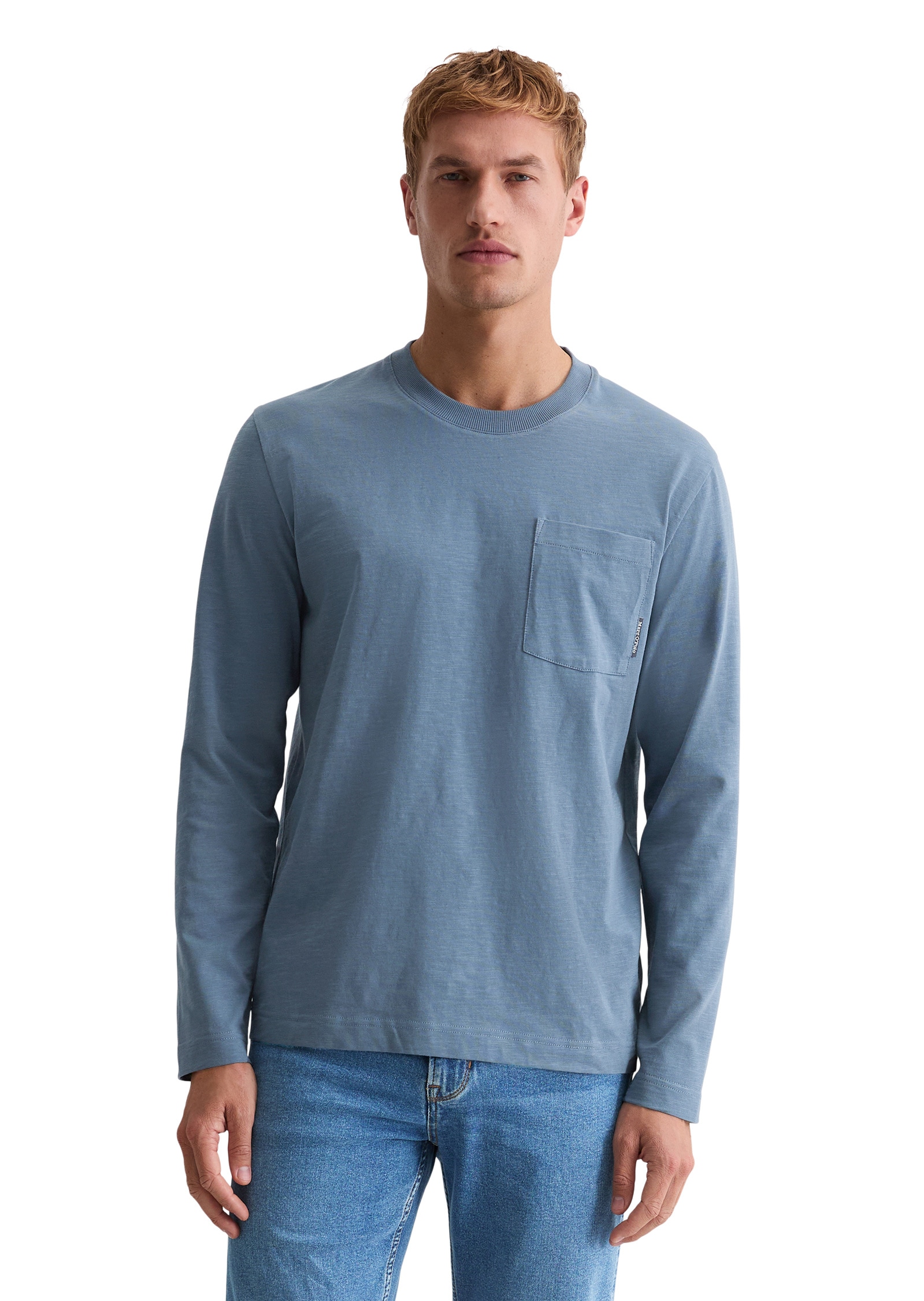 Marc OPolo Langarmshirt "in Heavy-Slub-Jersey-Qualität" günstig online kaufen