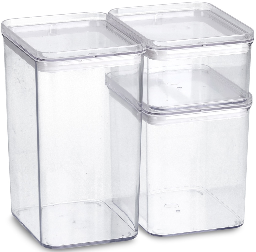 Zeller Present Vorratsdose Set, 3 Stk. tlg. 3-teilig, stapelbar günstig online kaufen