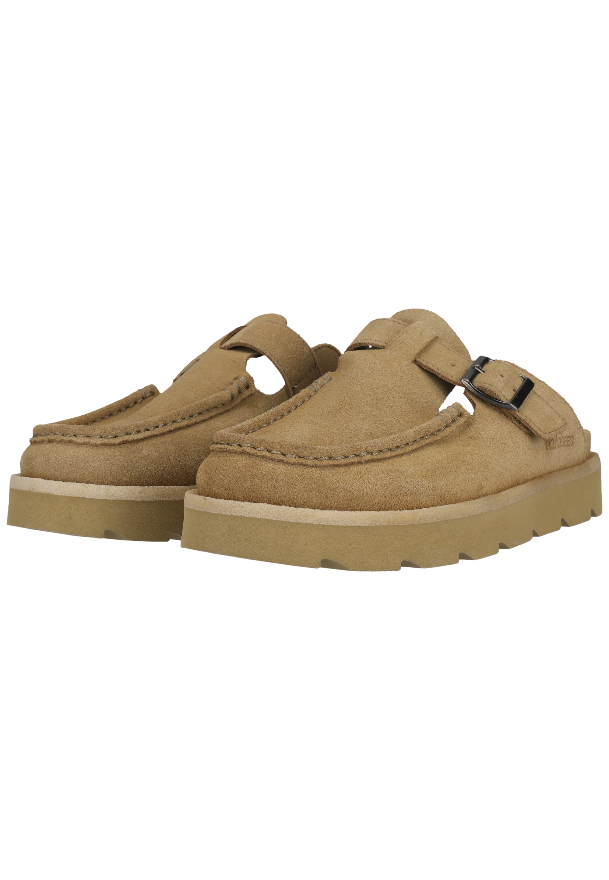 Clarks Pantolette »Meare Mocc«  mit antiker Schnallenverzierung