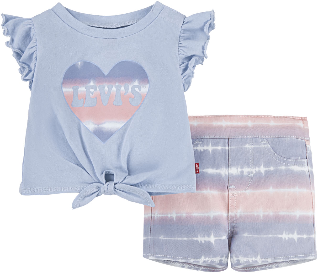 Levi's® Kids Top & Shorts, (2 tlg.), for Baby Girls