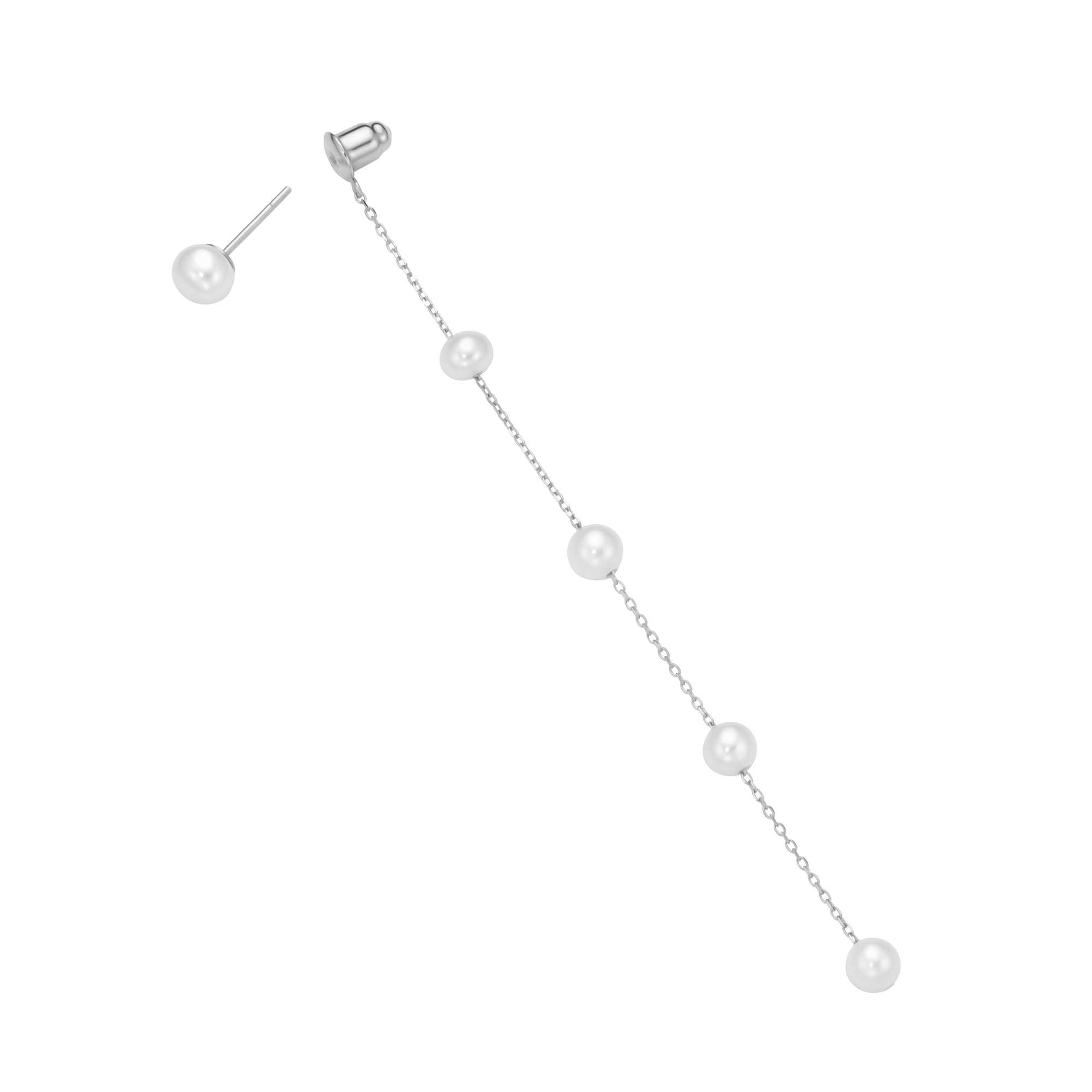 GIORGIO MARTELLO MILANO Paar Ohrhänger »mit Süßwasser-Perlen, Silber 925«