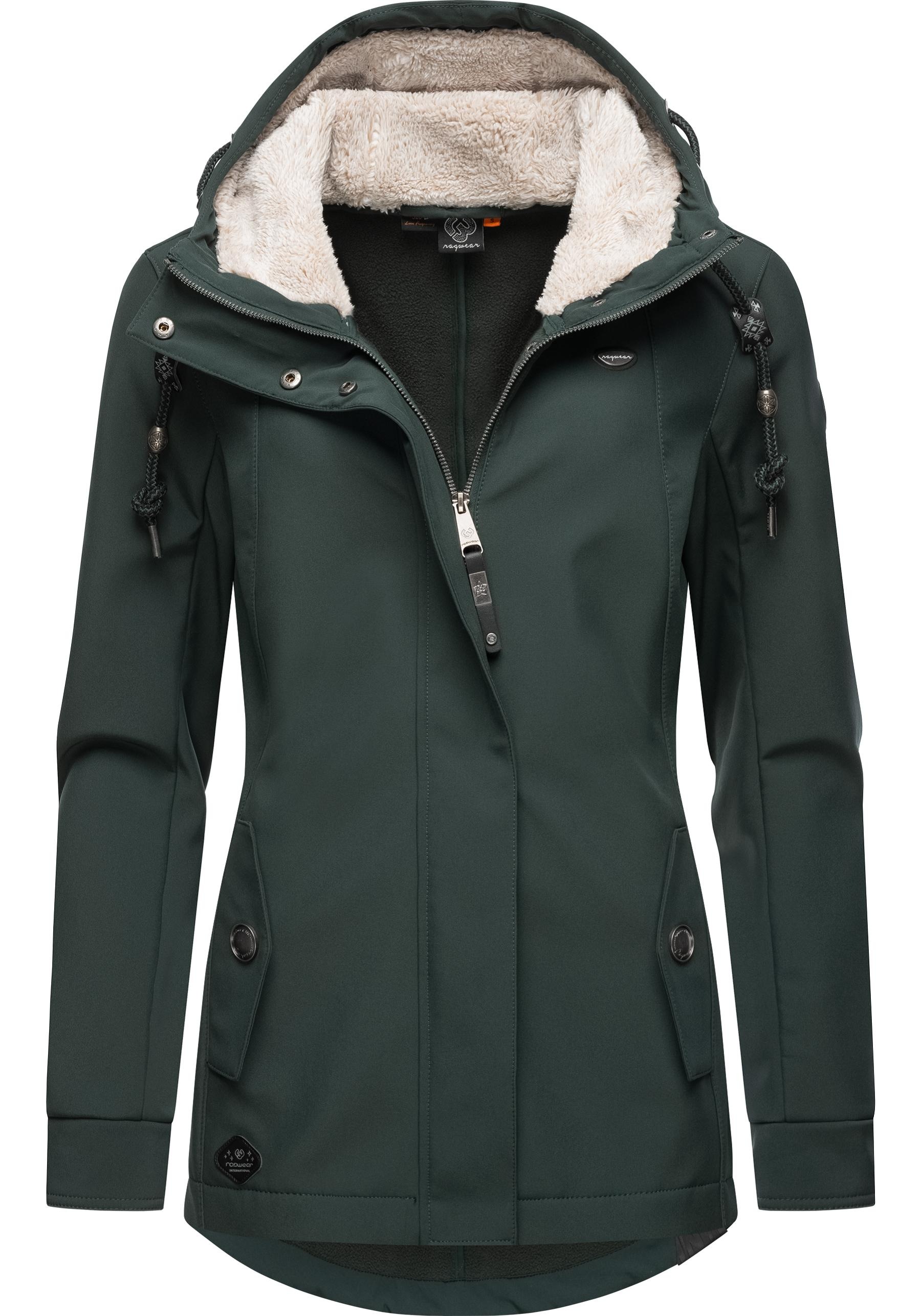 Ragwear Monadde Softshell Jacket Women's Dark Green 5XL 3