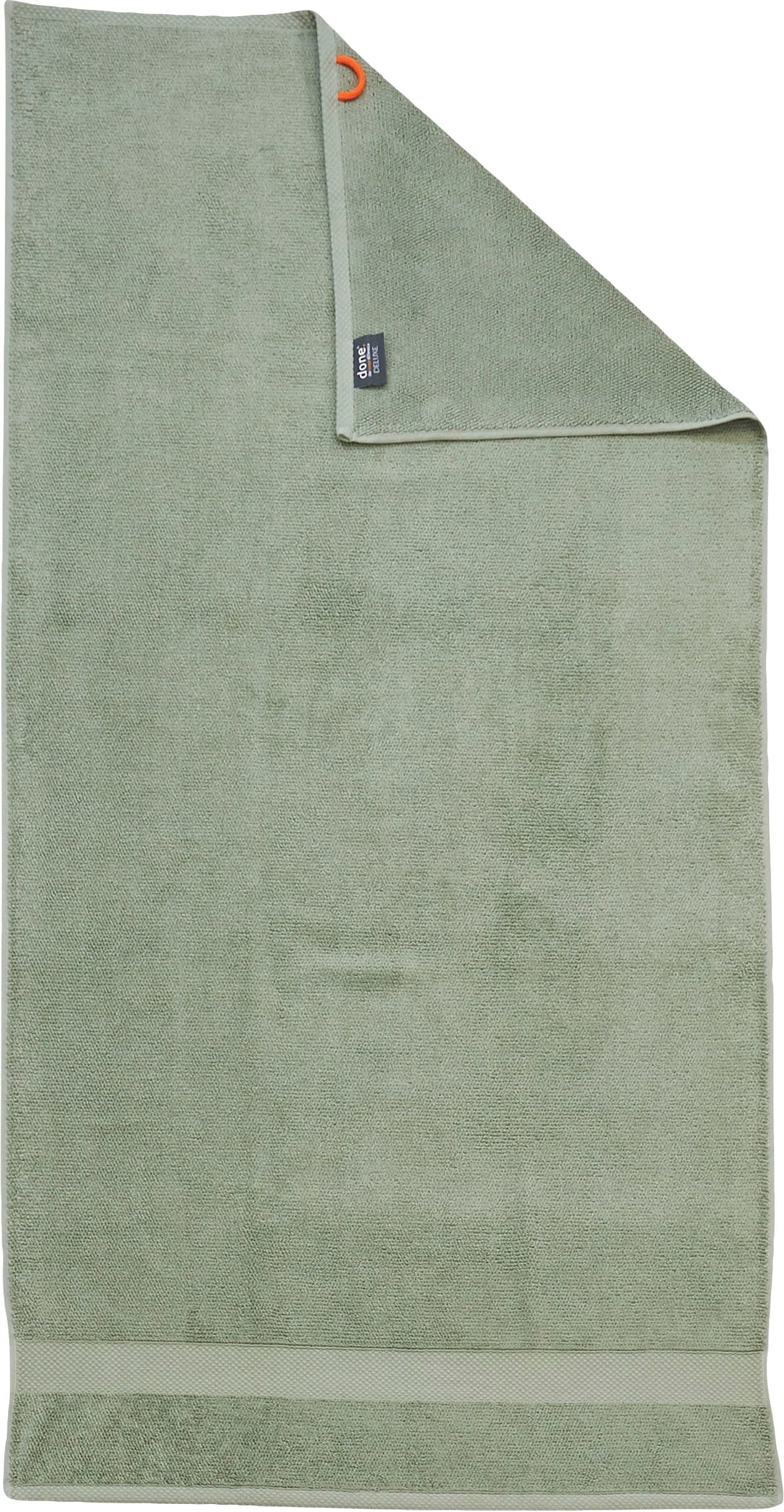 done.® Badetücher »Deluxe«, (2 St., 2er Set Duschtücher 70 x 140 cm), 2-tlg., Uni Farben, Hotelqualität aus hochwertigem Zwirnfrottier