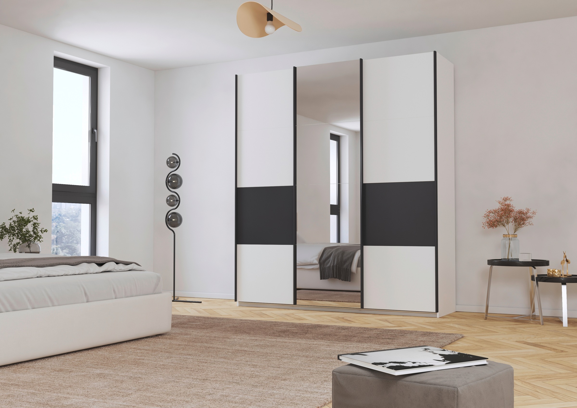 rauch Schwebetürenschrank "Kleiderschrank Schrank Garderobe CORTONA" inkl. günstig online kaufen