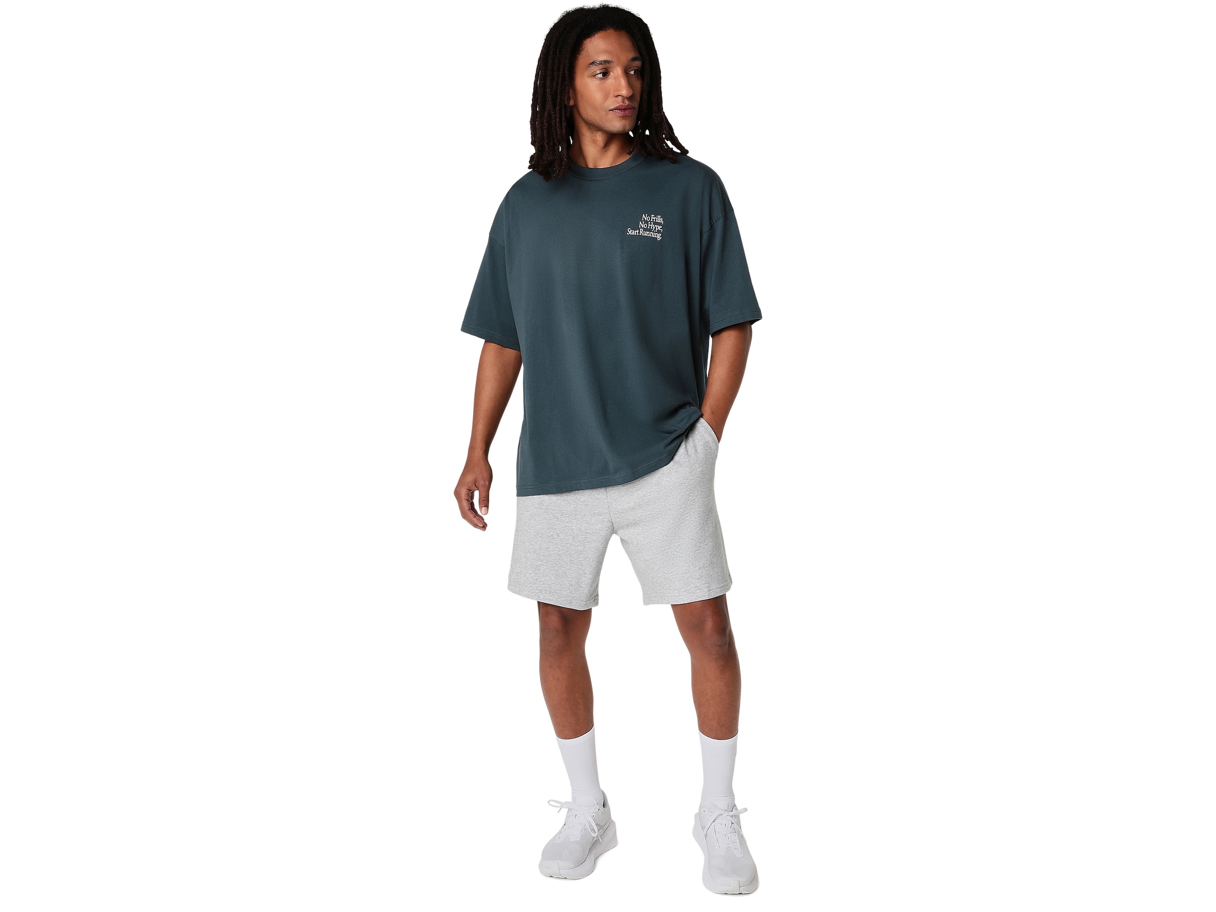 Asics Laufshirt »RUNNER MESSAGE GRAPHIC RELAXED TEE« sportlicher Stil, für vielseitige Fitnessaktivitäten und Freizeit