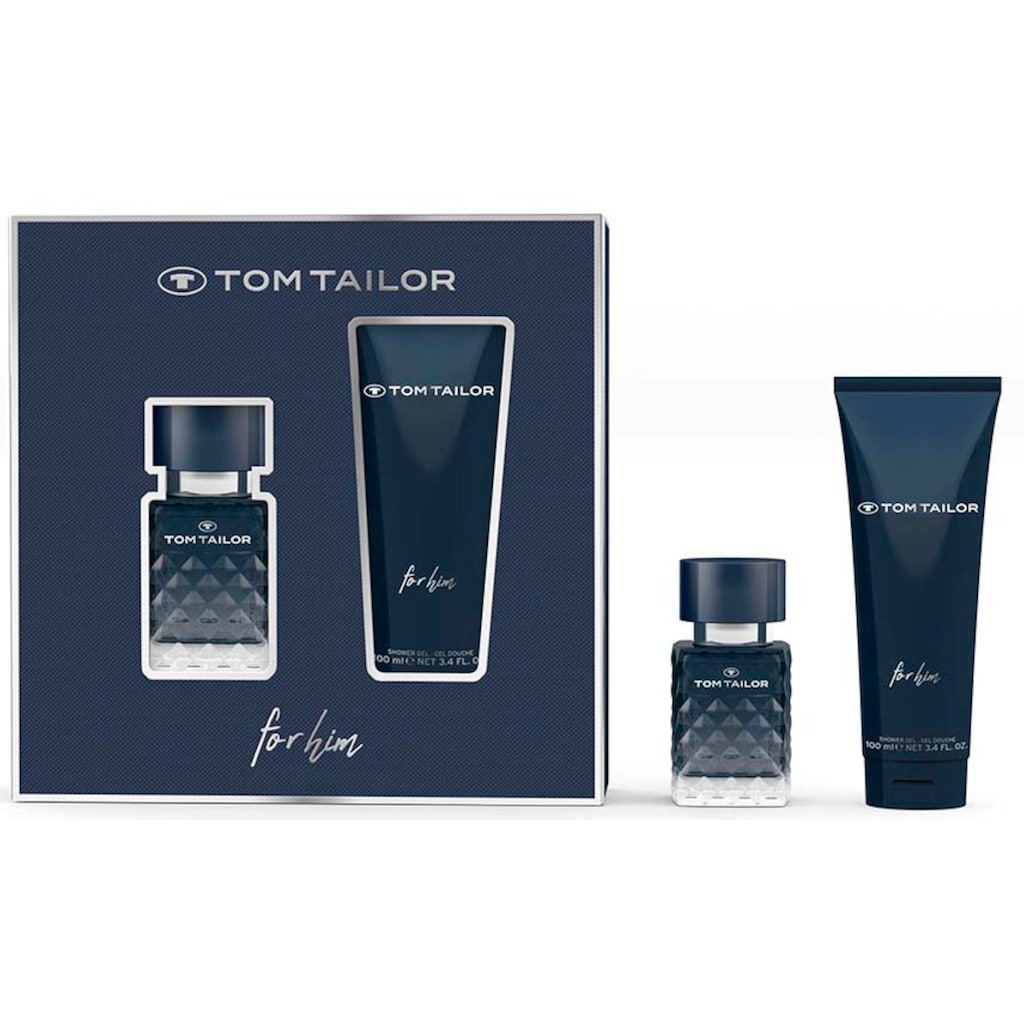 TOM TAILOR Duft-Set »for him«, (Set, 2 tlg., Eau de Toilette + Duschgel)