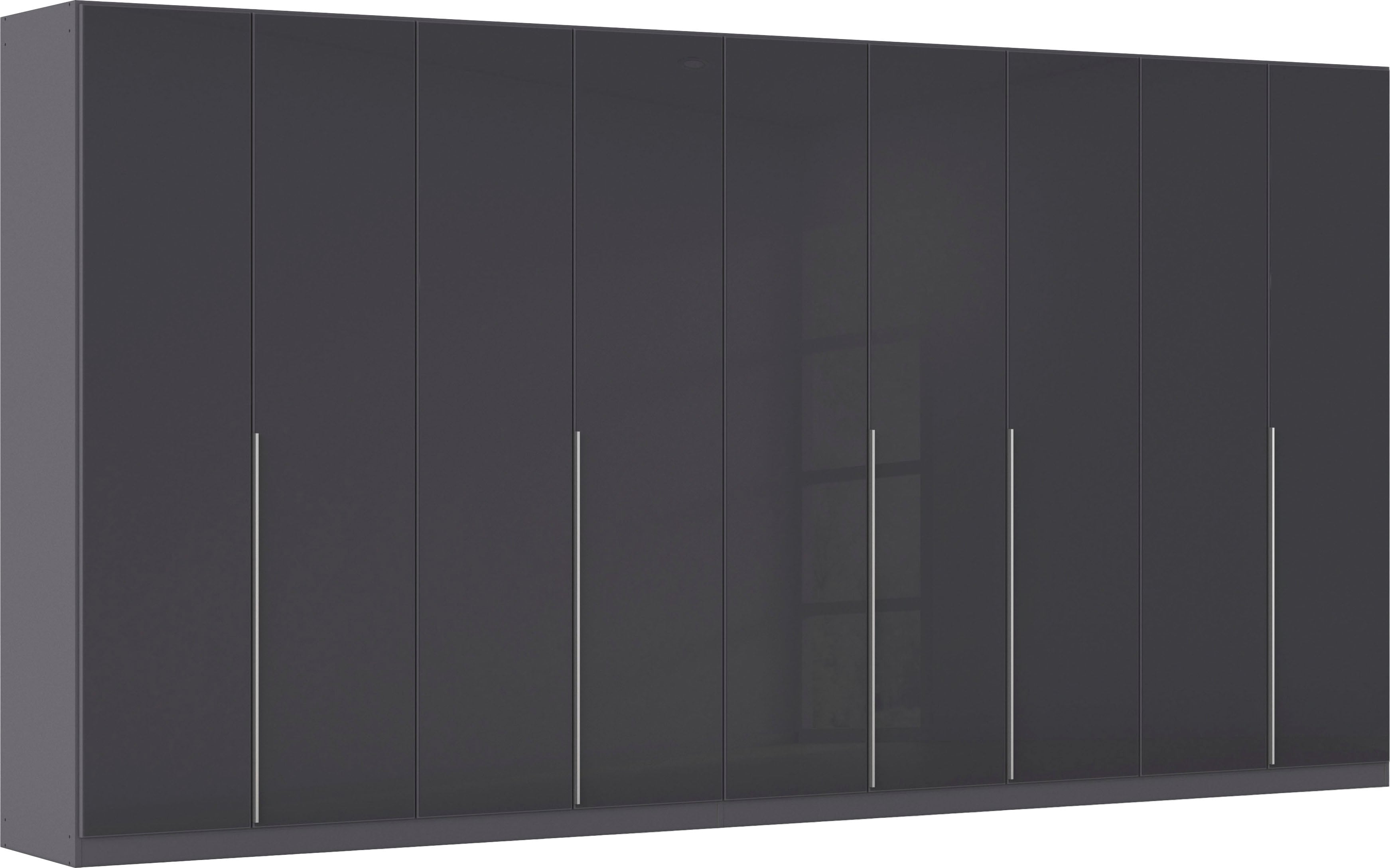 OTTO home Drehtürenschrank "Kleiderschrank Kleiderschränke Schrank Garderobe AGORDO mit Glasfront" in zwei Griff-Farben, Breiten 91-405 cm, durchdachte Innenausstattung, in 8 Breiten und 2 Höhen MADE IN GERMANY