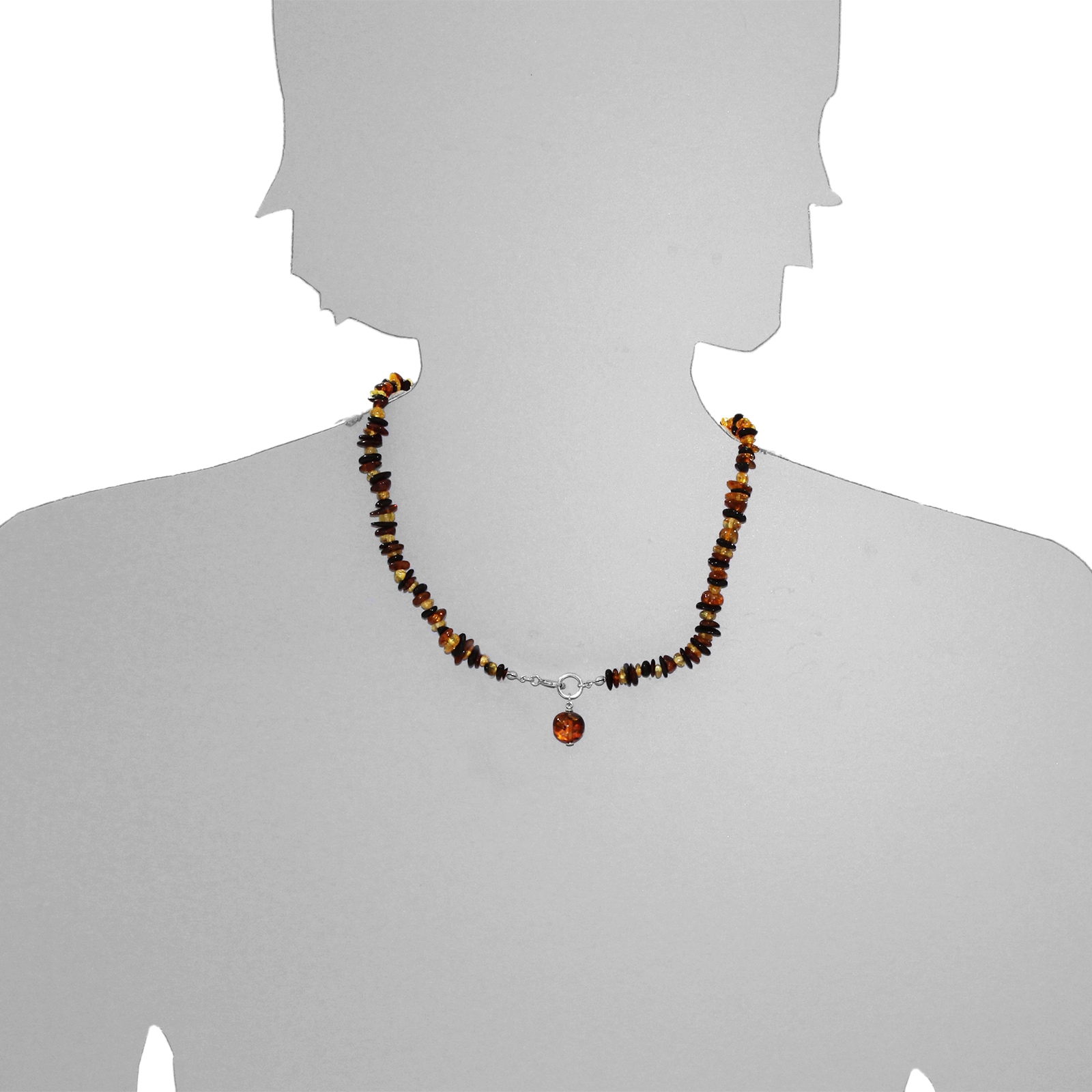 OSTSEE-SCHMUCK Gliederkette »Ostsee-Schmuck Kette Kugel 12 mm Kette Kugel 12 mm«, (1 tlg.)