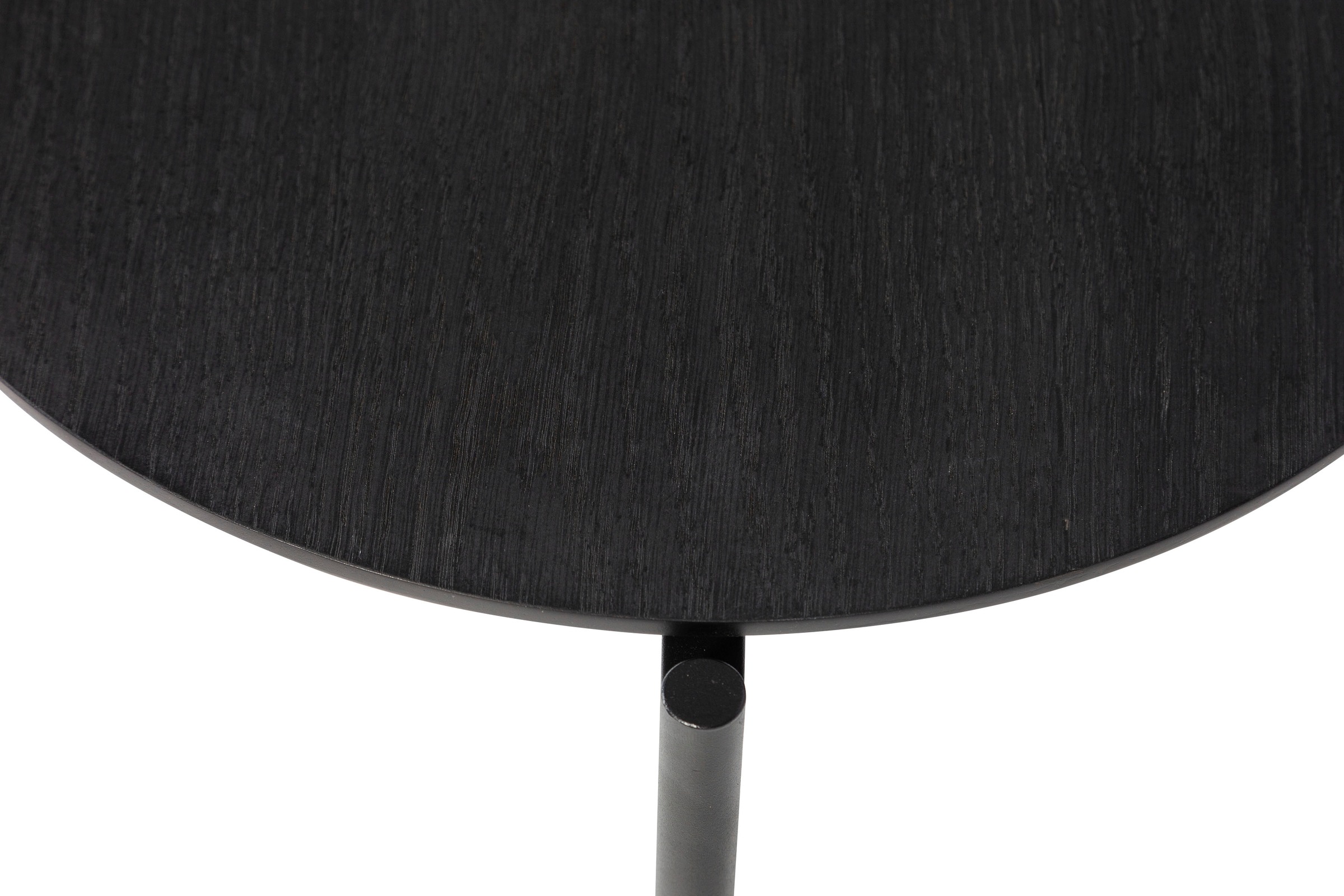 Homexperts Beistelltisch »Isa«, D 50 cm, rund, in Eiche natur oder schwarz lackiert