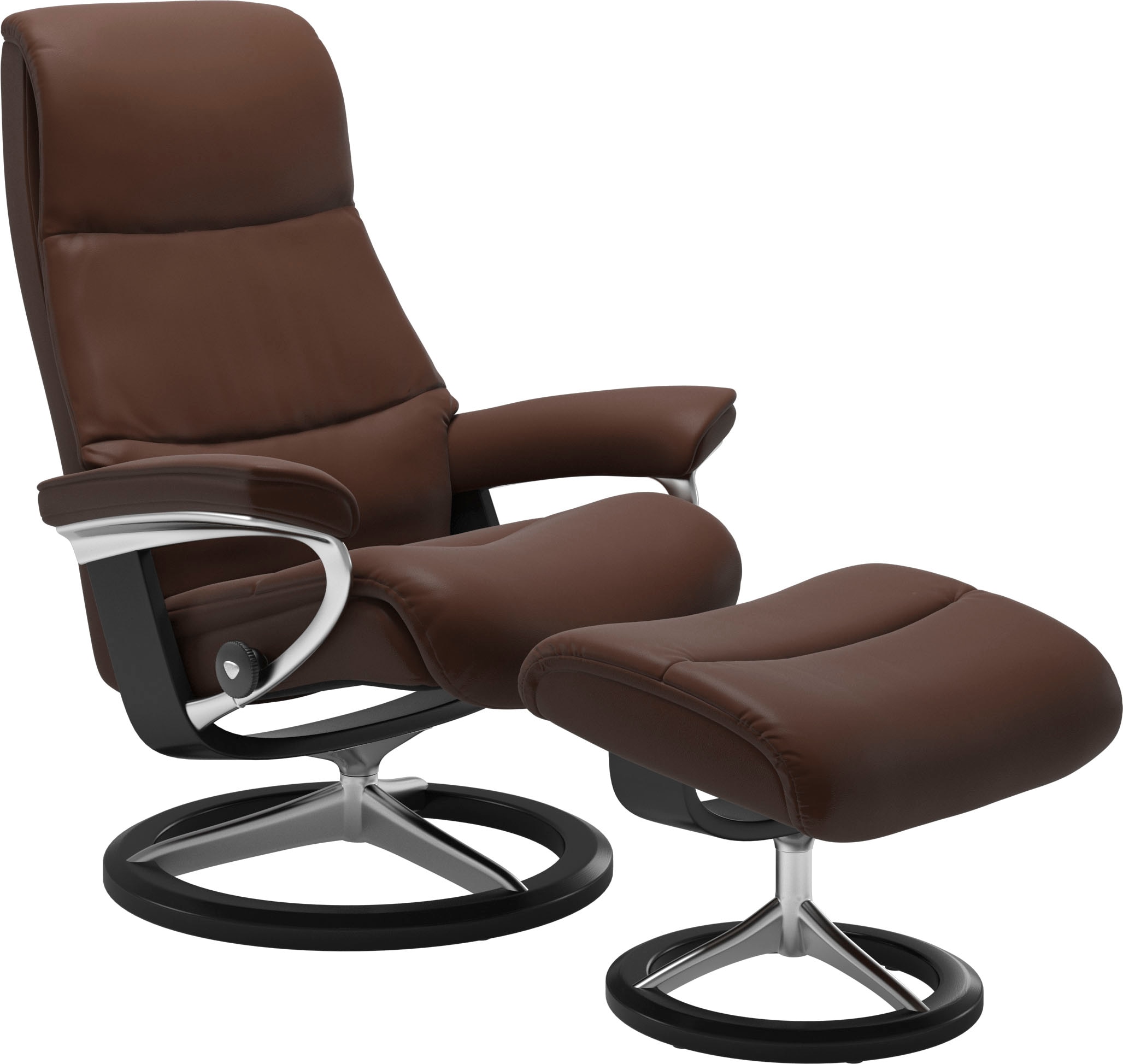 Stressless Fußhocker "View", mit Signature Base,Gestell Schwarz