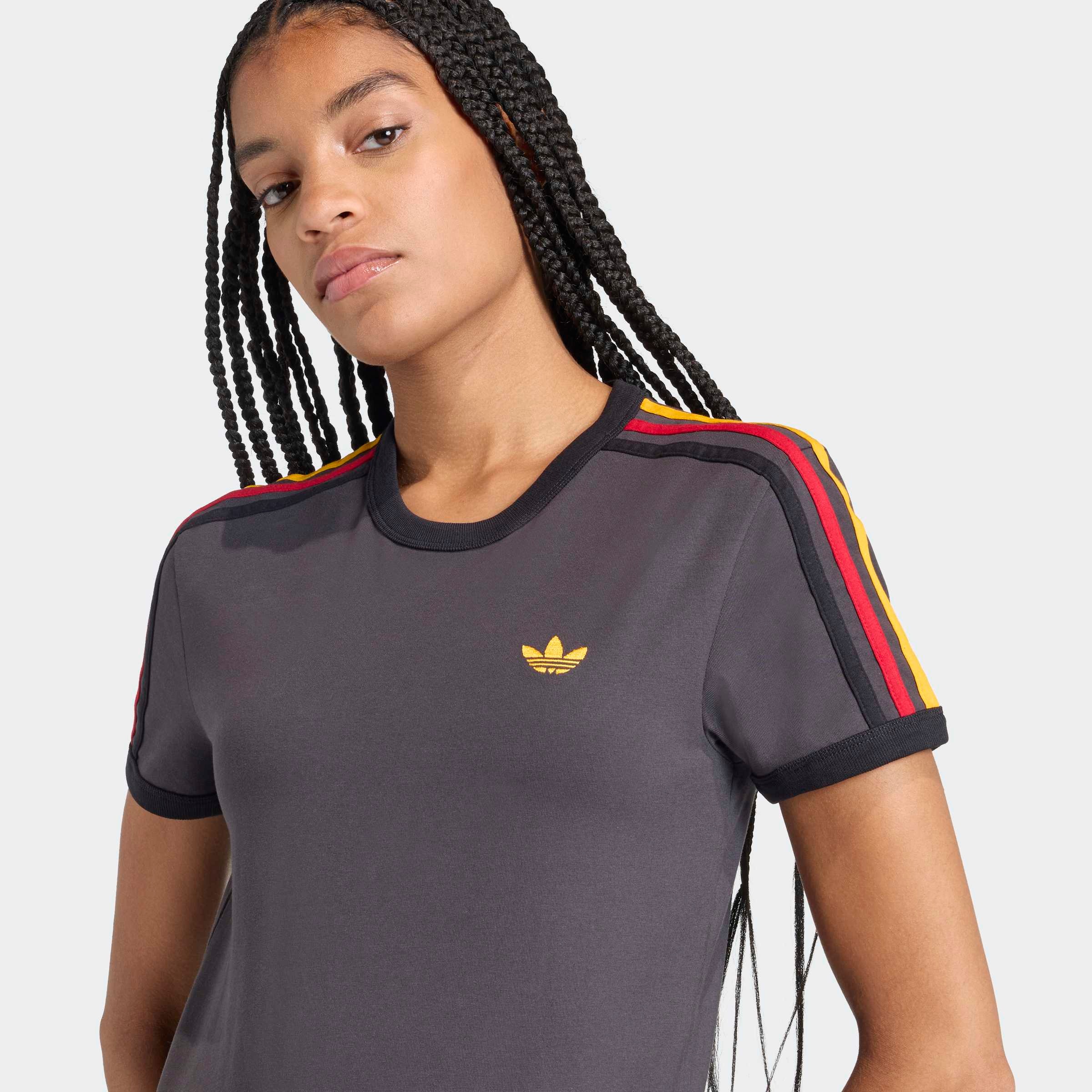 adidas Originals T-Shirt »3-STREIFEN SLIM« sanft anliegende Passform, ohne Verschluss, für sportlichen Look