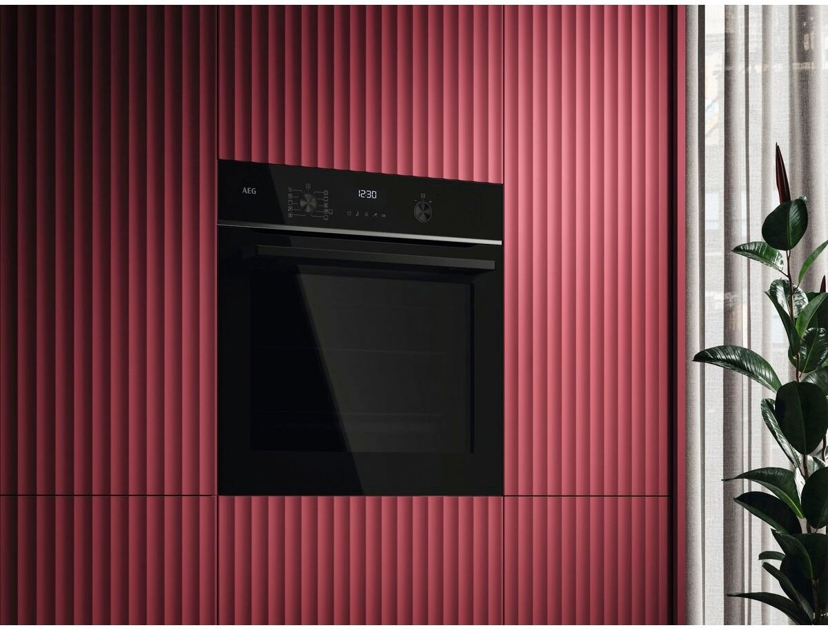 AEG Pyrolyse Backofen 6000 »TS6PB50WAB 944035055«, Pyrolyse-Selbstreinigung, glatte Innenwände aus Longclean-Emaille, AirFry-Funktion