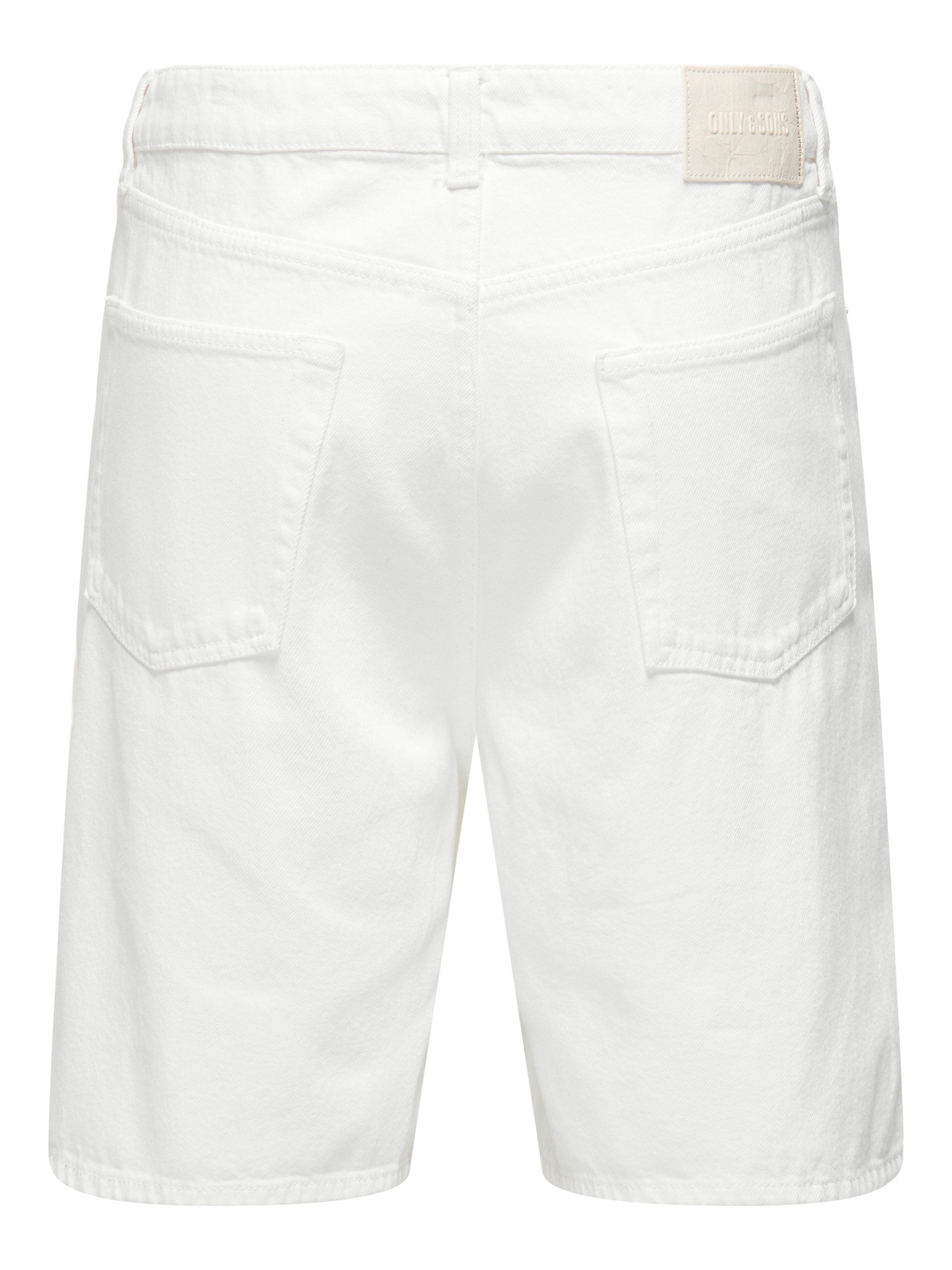ONLY & SONS Shorts »ONSFADE LOOSE WHITE 1662 PIM DNM SHORTS«