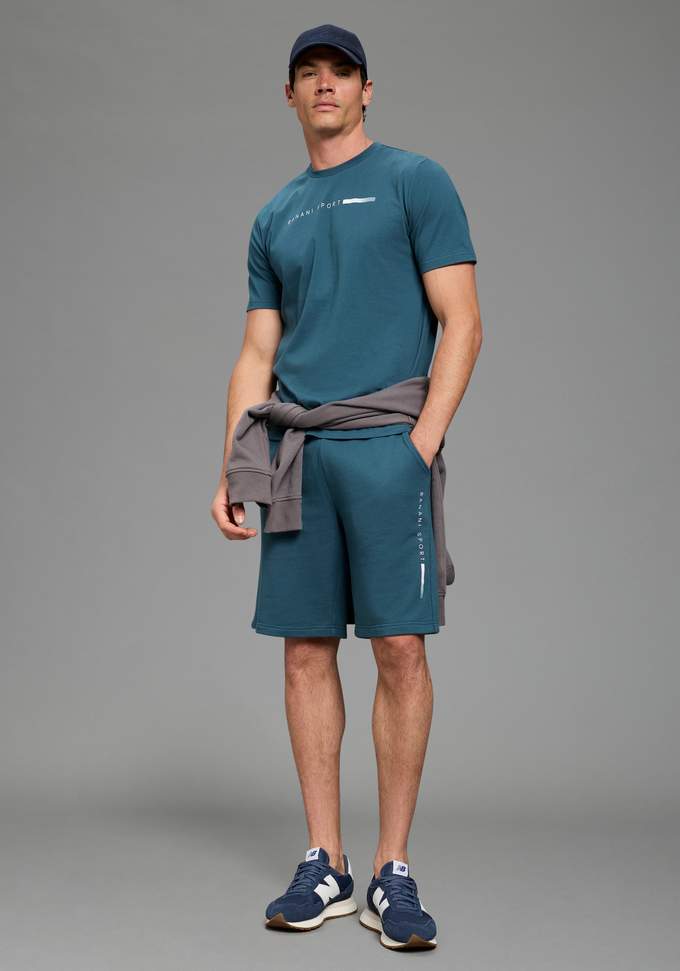 Bruno Banani Freizeitanzug Set, 2 tlg. praktisches zweiteiliges Set, aus Ba günstig online kaufen