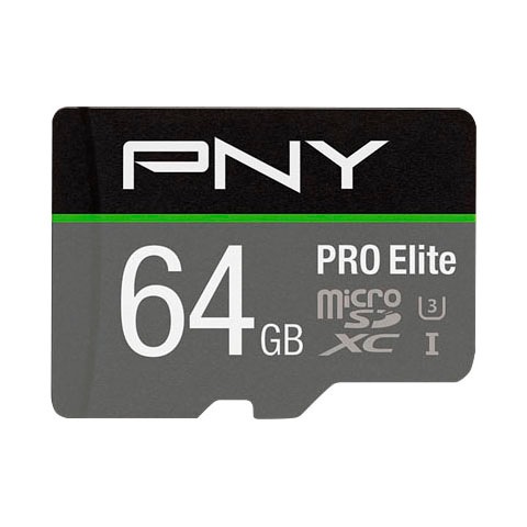 PNY Speicherkarte "PRO Elite", 64 GB, schwarz, Speicherkarten