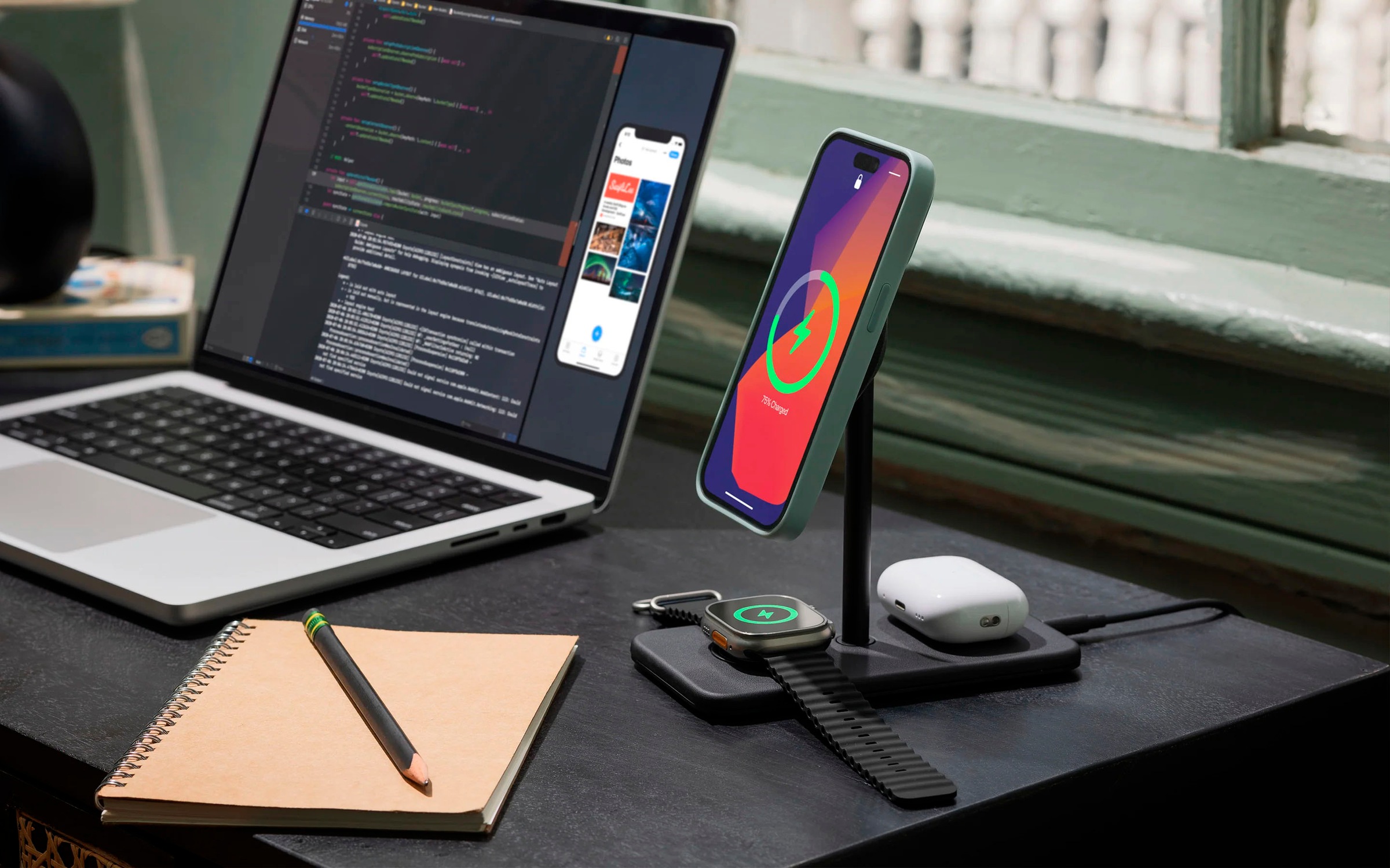Twelve South Ladestation »HiRise Deluxe Magnetisch 3-in-1«