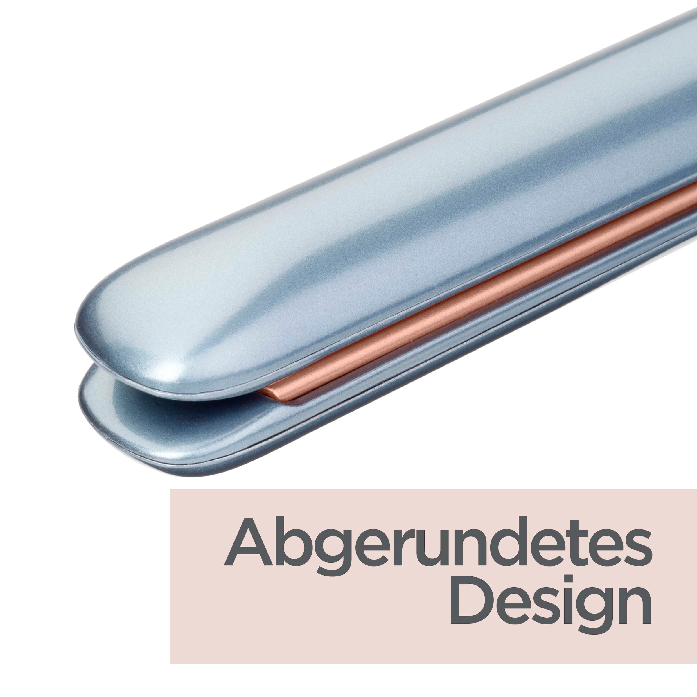 BaByliss Glätteisen »Denim Luxe Glätteisen«, mit ultraglatten Titan-Keramik-Platten für brillanten Glanz
