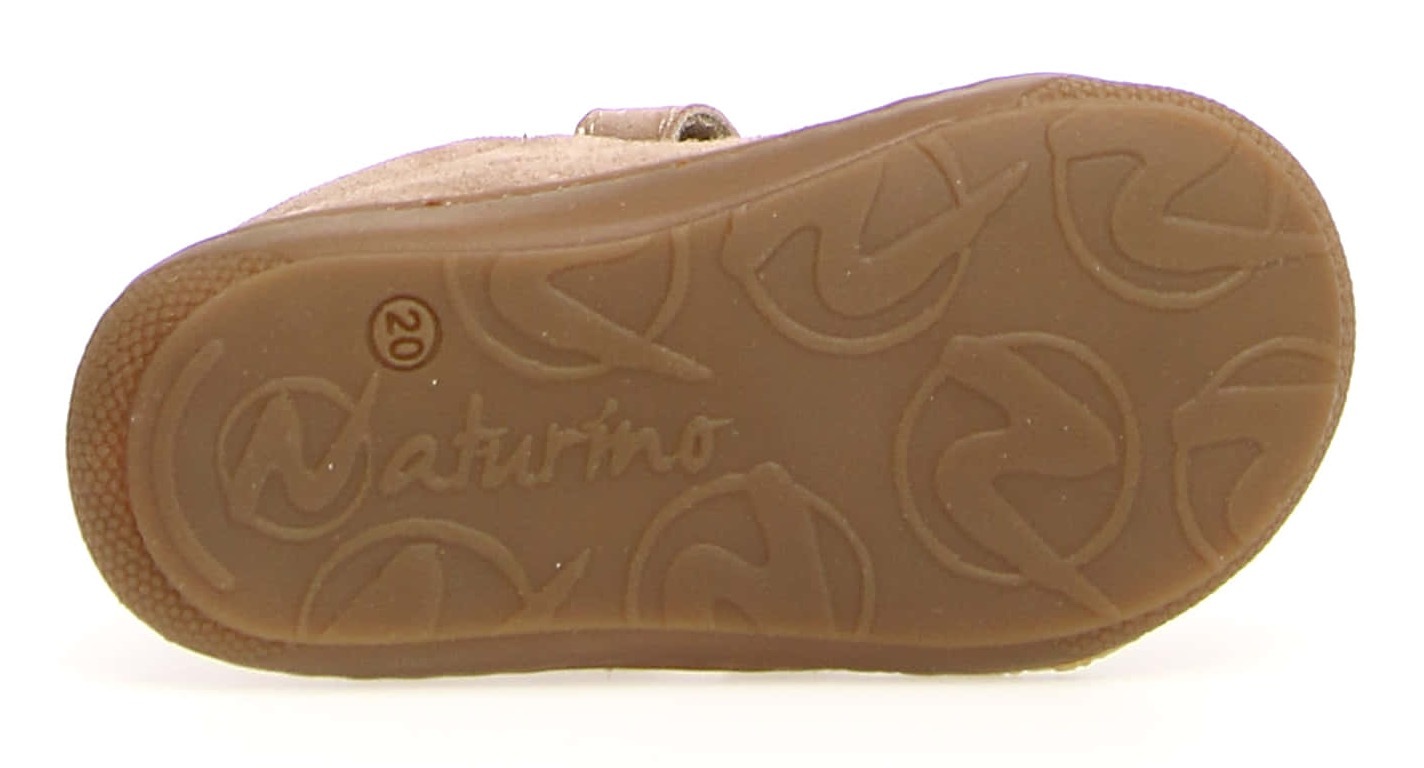 Naturino Lauflernschuh »Cocoon«, Klettschuh mit Metallic-Herzchen, Größenschablone zum Download