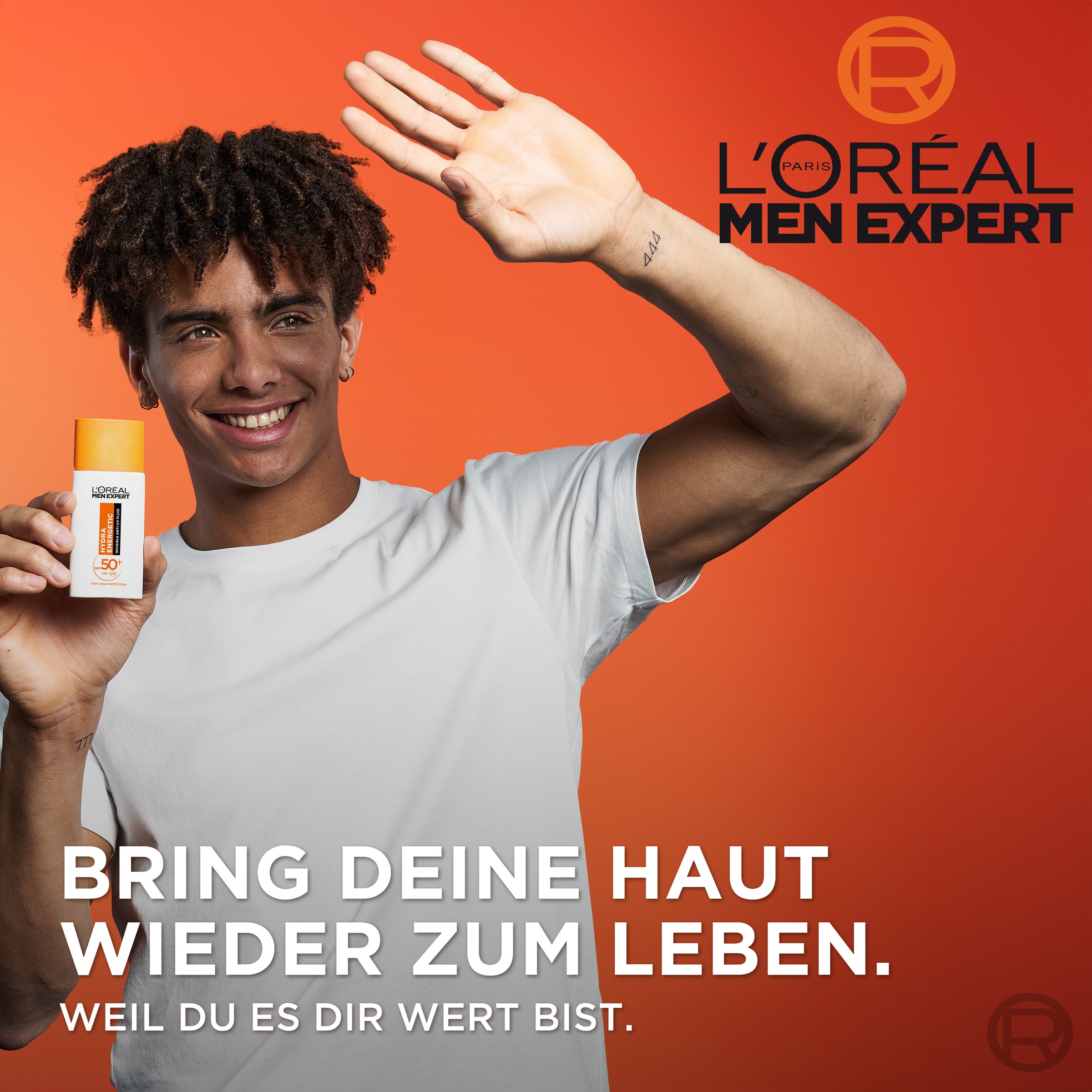 L'ORÉAL PARIS MEN EXPERT Gesichtsfluid »L'Oréal Men Expert Tägliches LSF 50+ Invisible Fluid«